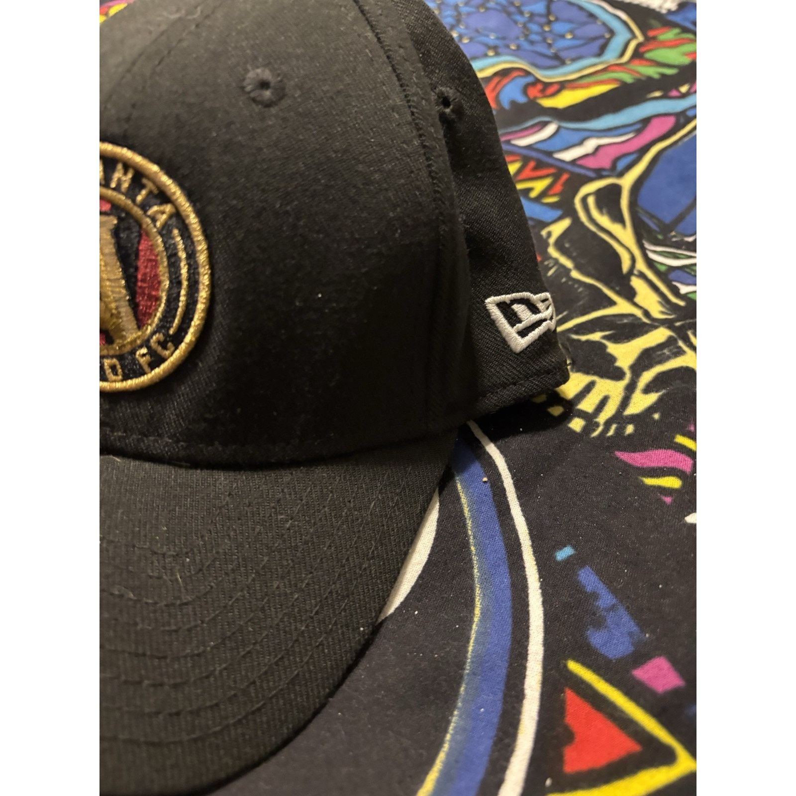 New Era atlanta United Fc futbol black hat New Era Small Medium Size ONE SIZE - 3 Thumbnail