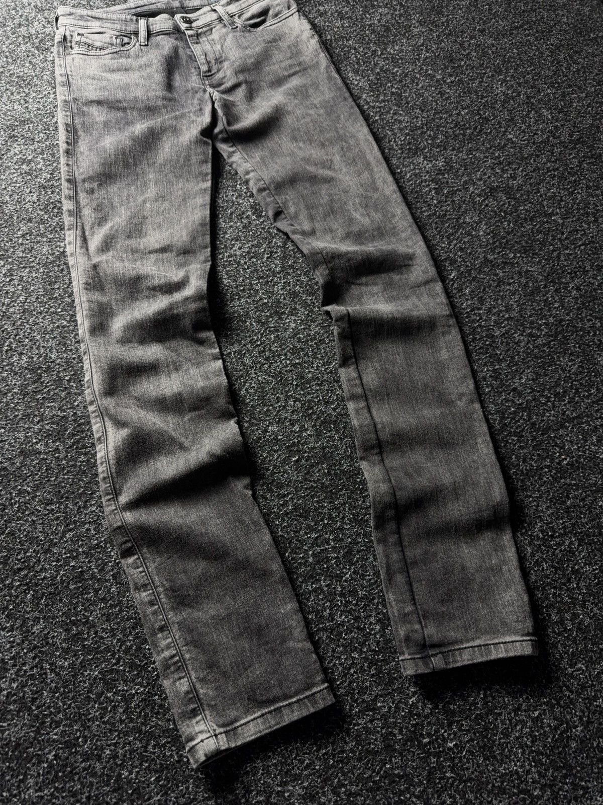 Diesel 00s Diesel Skinzee-Ne Grey Denim+Sweat Super Skinny Jeans Size 28" / US 6 / IT 42 - 5 Thumbnail