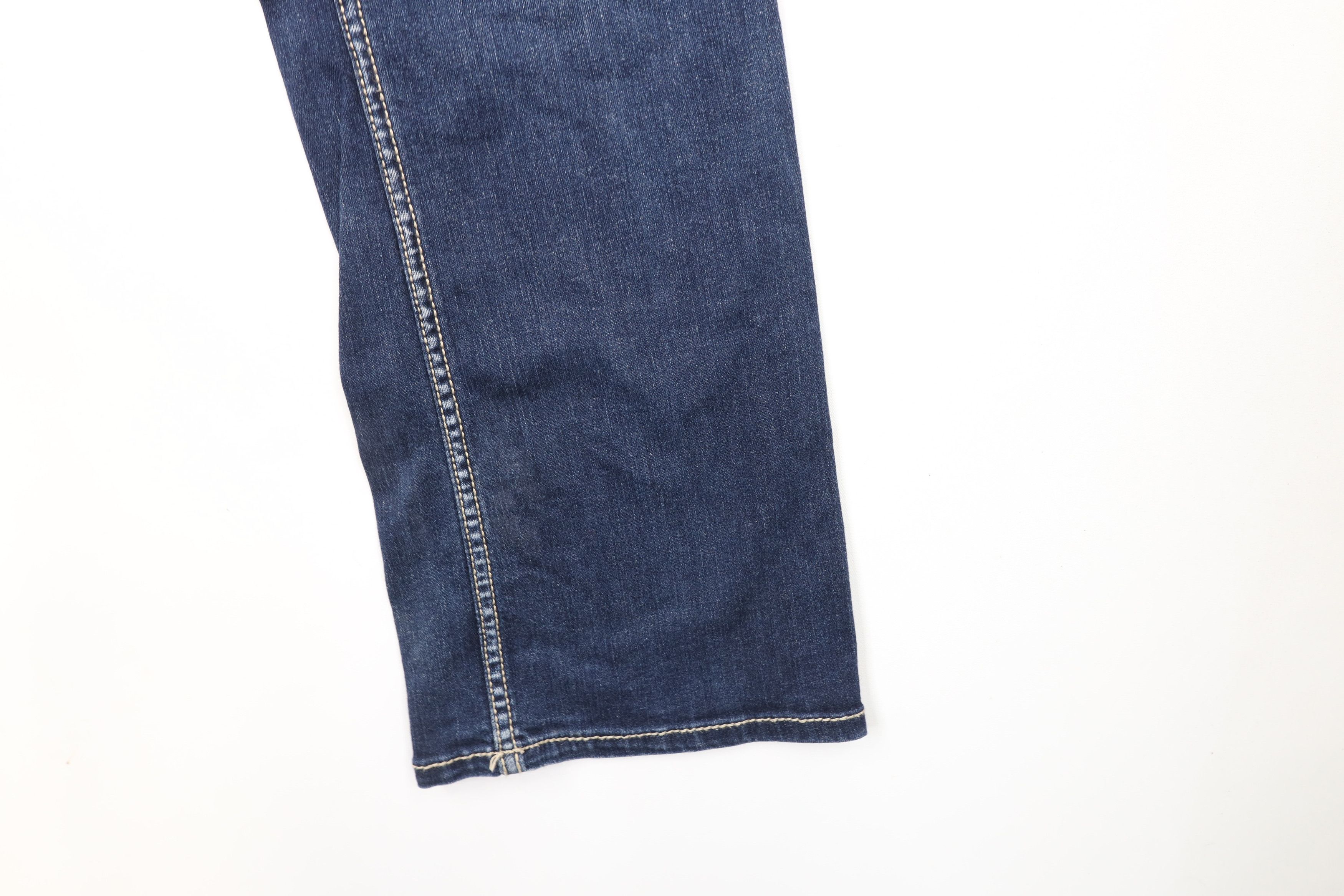 Vintage Buckle BKE Stitch Stretch Payton Flared Wide Leg Denim Jeans Size 30" / US 8 / IT 44 - 5 Thumbnail