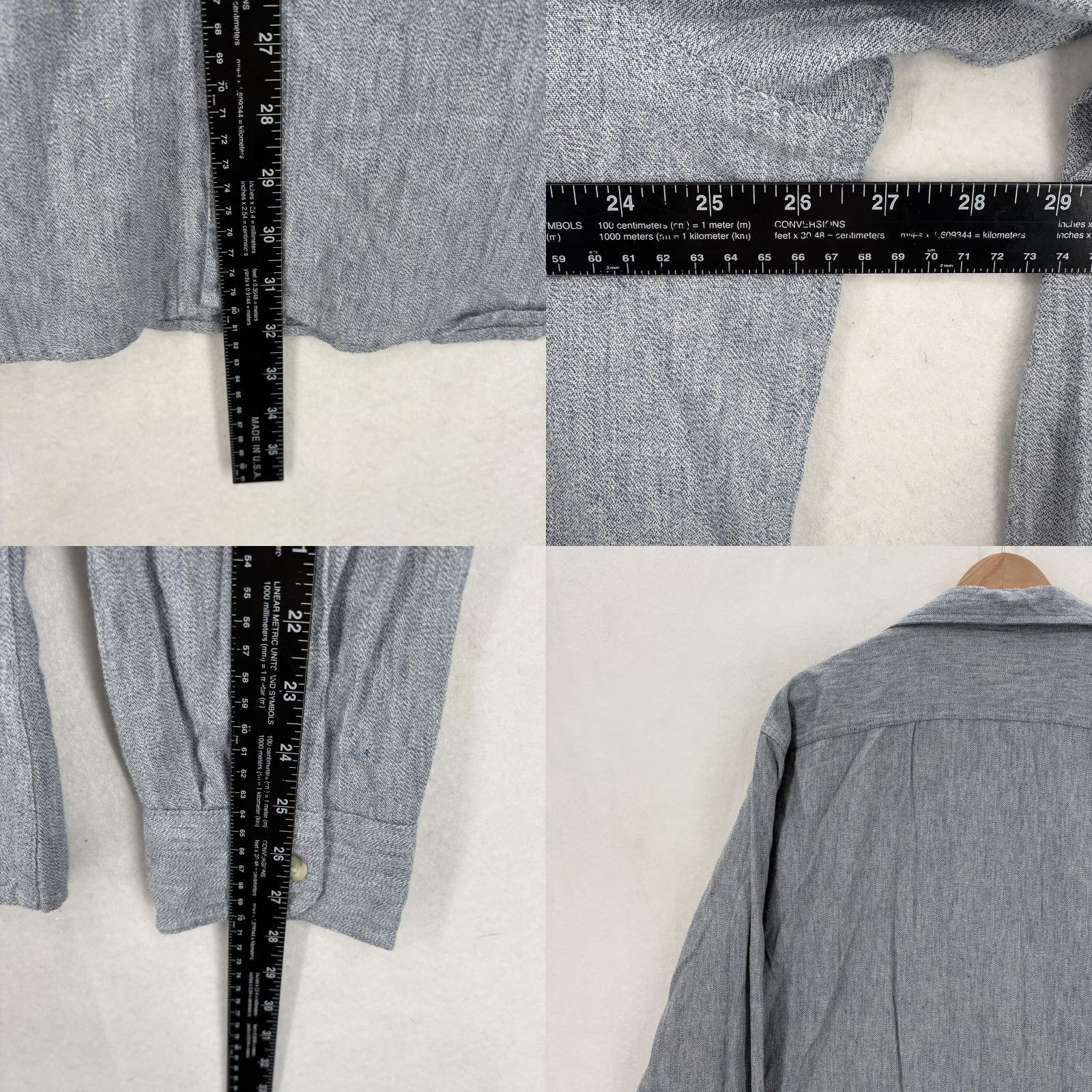 Vintage Sonoma Shirt Mens XL Gray Supersoft Flannel Button Front Long Sleeve NWT Size US XL / EU 56 / 4 - 8 Thumbnail