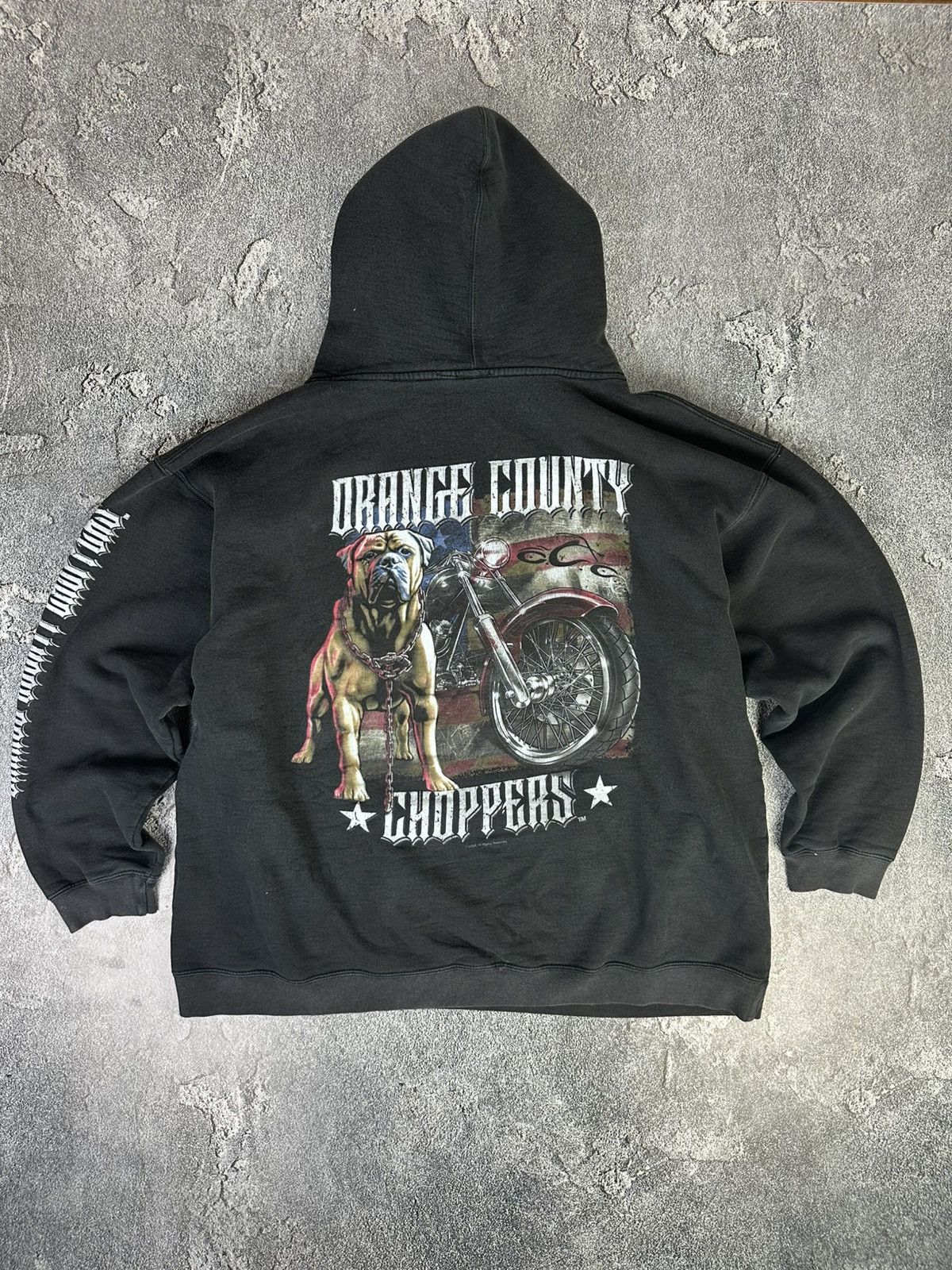 Vintage × West Coast Choppers Vintage Orange Country Choppers Hoodie Size US M / EU 48-50 / 2 - 8 Thumbnail