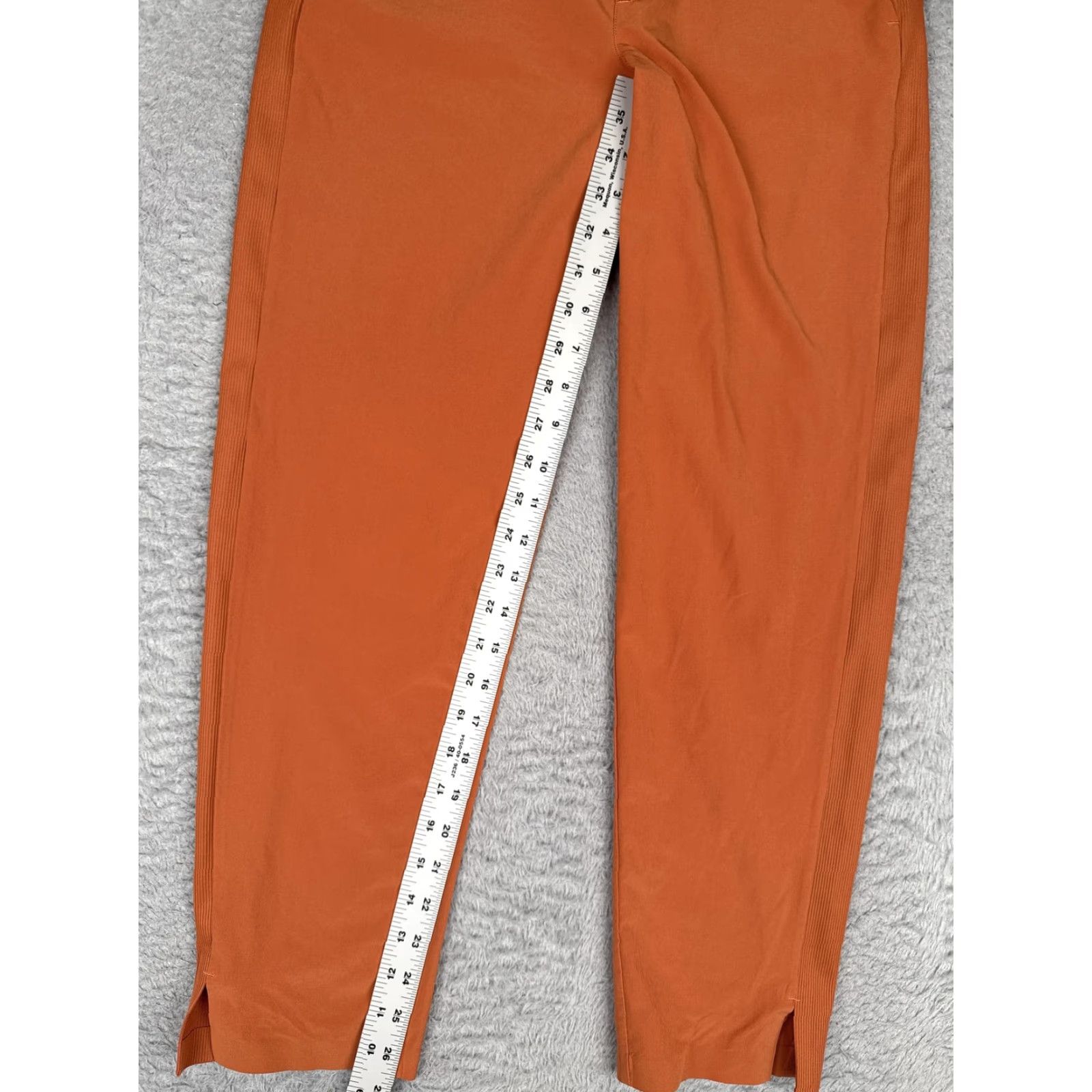 Athleta Athleta Pants Womens 0 Orange Ankle Elastic Waist Pockets Stretch Comfort Casual Size 25" / US 0 / IT 36 - 5 Thumbnail
