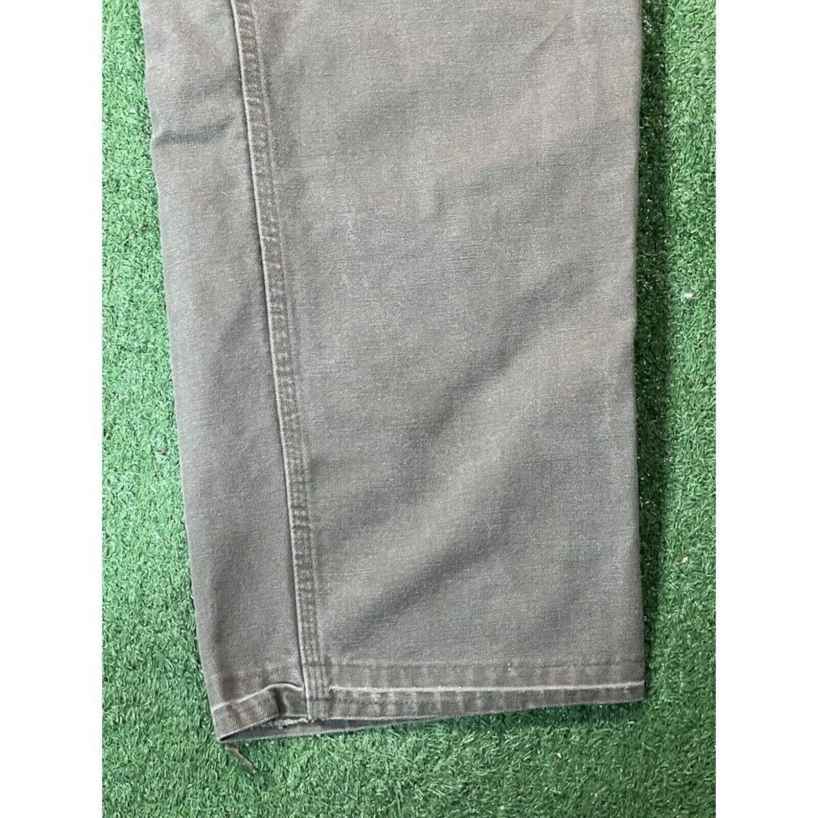 Carhartt Carhartt Original Dungaree Fit Pants Men's 40X30 Slate Green Size US 40 / EU 56 - 2 Thumbnail