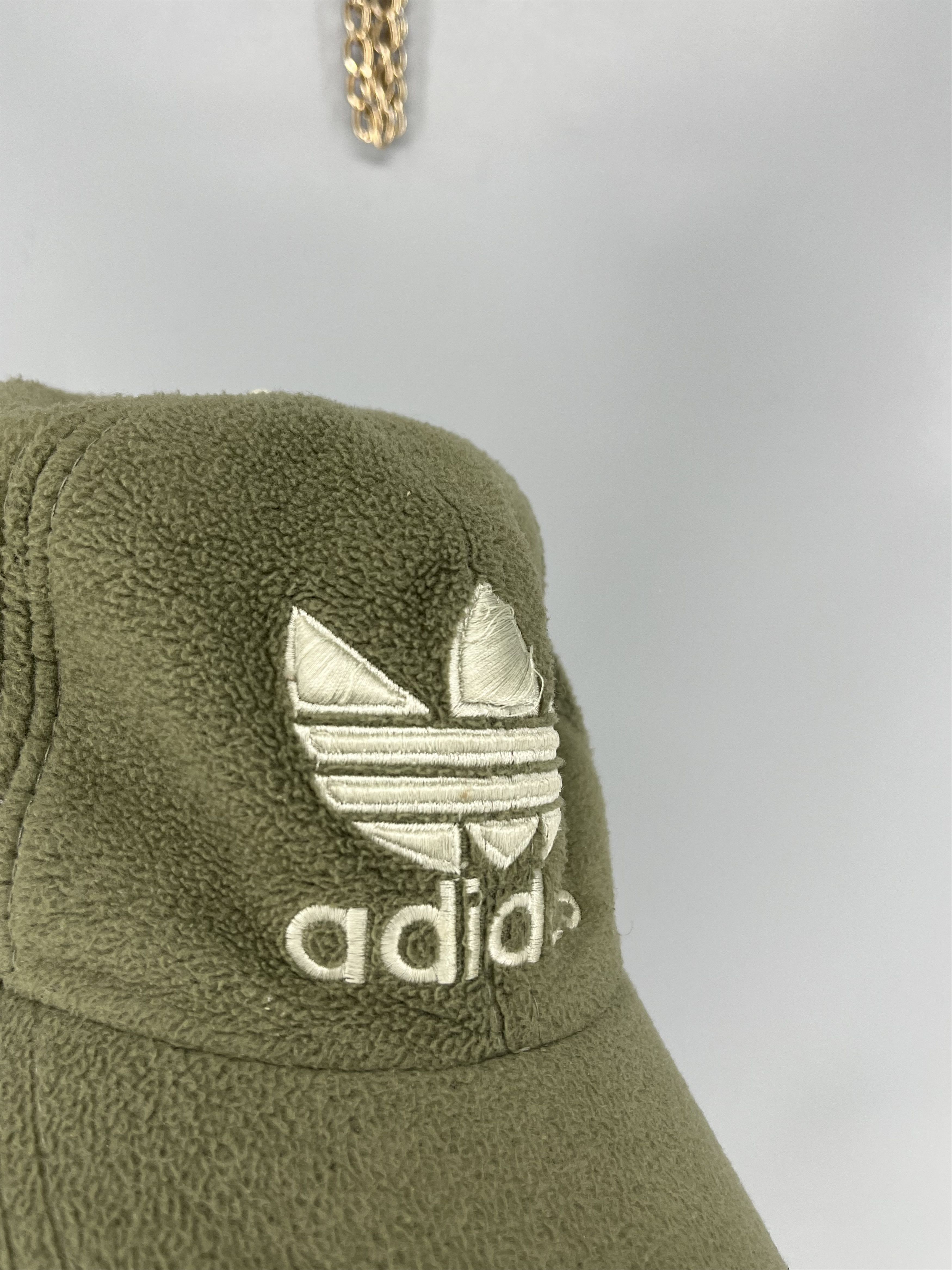 Adidas Vintage 90s Adidas Fleece Winter Gorpcore Cap Size ONE SIZE - 4 Thumbnail