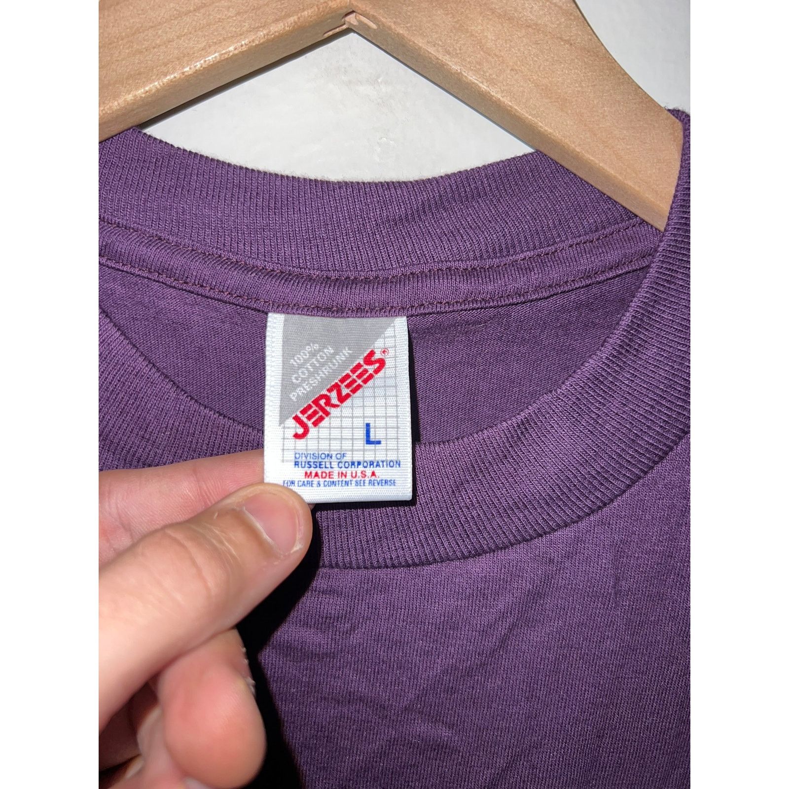 Jerzees 90s UT Utah The Last best Place Cabin Mountain Shirt Large Size US L / EU 52-54 / 3 - 6 Thumbnail
