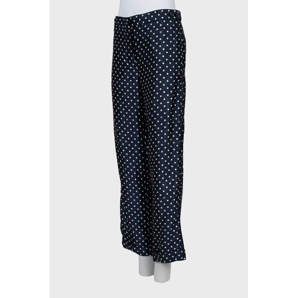 Louis Vuitton Louis Vuitton Silk pants Size 27" / US 4 / IT 40 - 2 Thumbnail