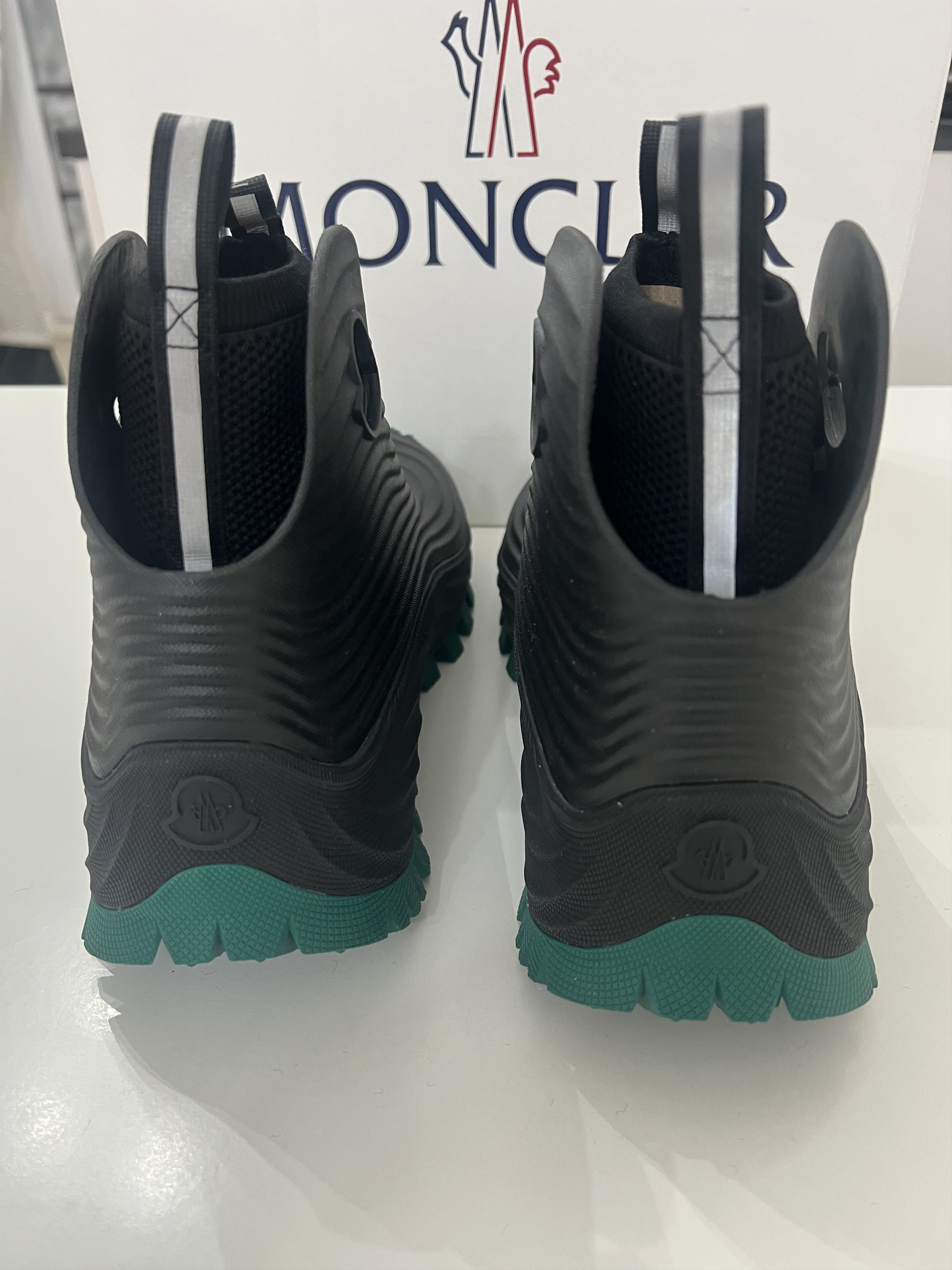 Moncler Moncler Men's Acqua High Ribbed Rain Boots Size EU 43 Size US 10 / EU 43 - 8 Thumbnail