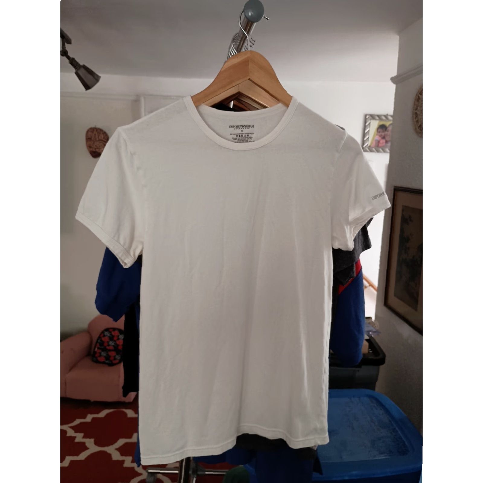 Emporio Armani VINTAGE Emporio Armani Undershirt White Pajama Top M Regular Mens Snug Fit Size US M / EU 48-50 / 2 - 2 Thumbnail