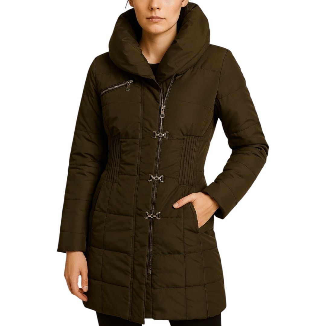 Max Mara MaxMara Clasp Parka Jacket Winter Goose Down Puffer Brown 8 Size M / US 6-8 / IT 42-44 - 1 Thumbnail