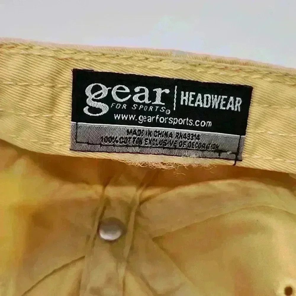 Other Gear Headwear "Navy" Yellow/Blue One Size Baseball Hat Cap Size ONE SIZE - 5 Thumbnail