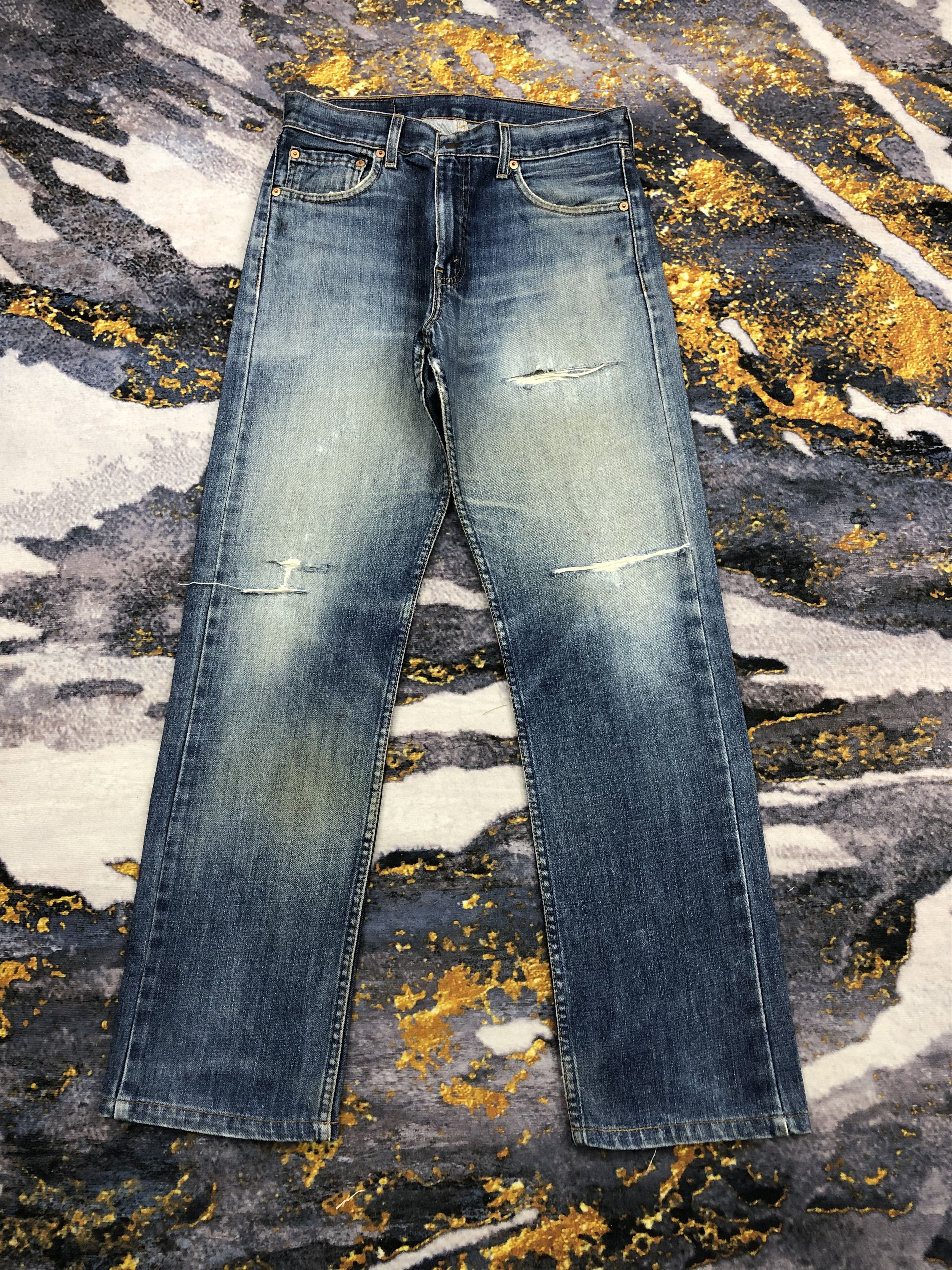 Levi's Vintage 90s Levis 505 Faded Blue Jeans DPP0200 Size US 31 - 1 Thumbnail