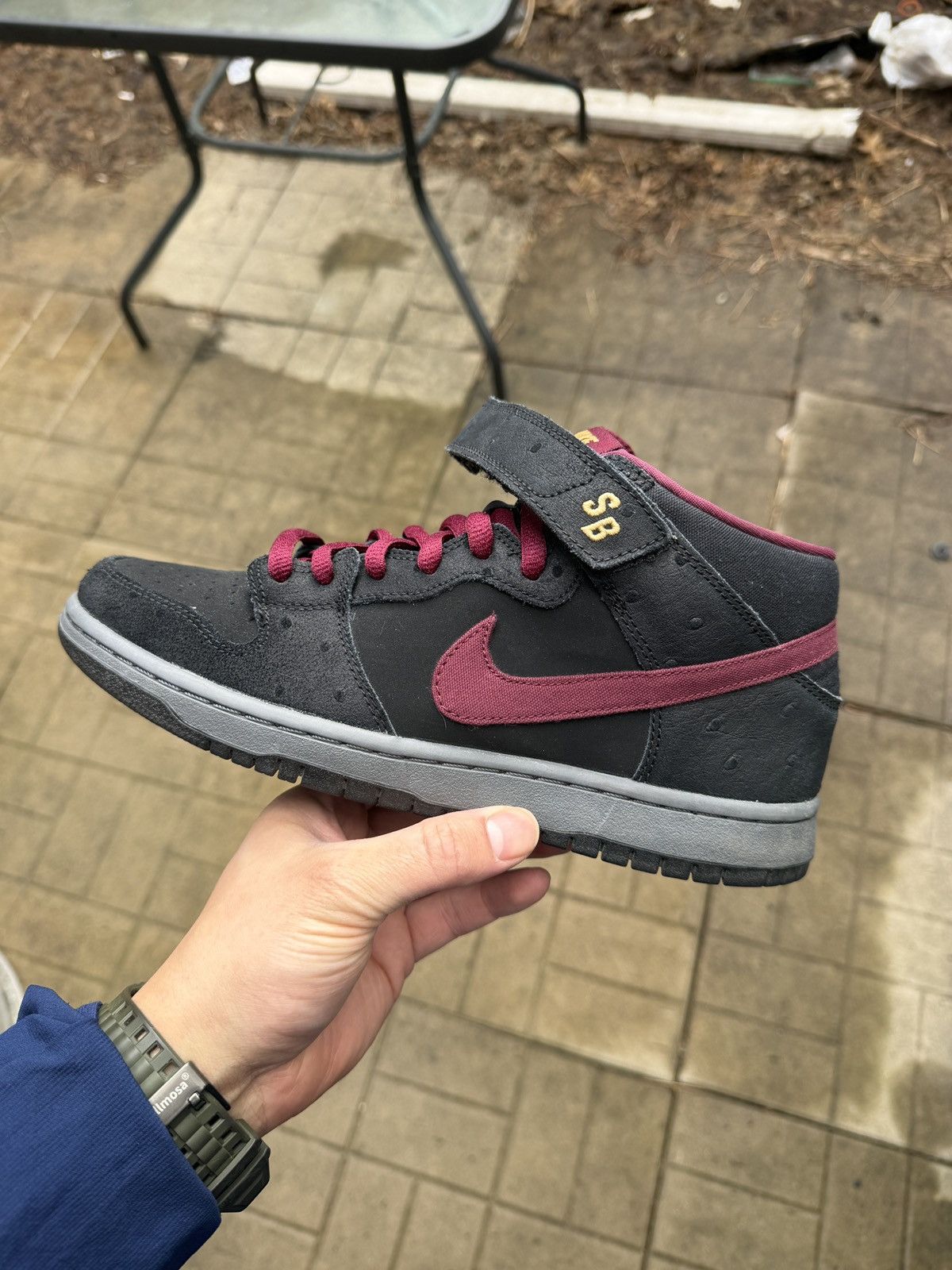 Nike Nike Dunk SB Mid Ostrich / Cherrywood Size US 9.5 / EU 42-43 - 11 Thumbnail