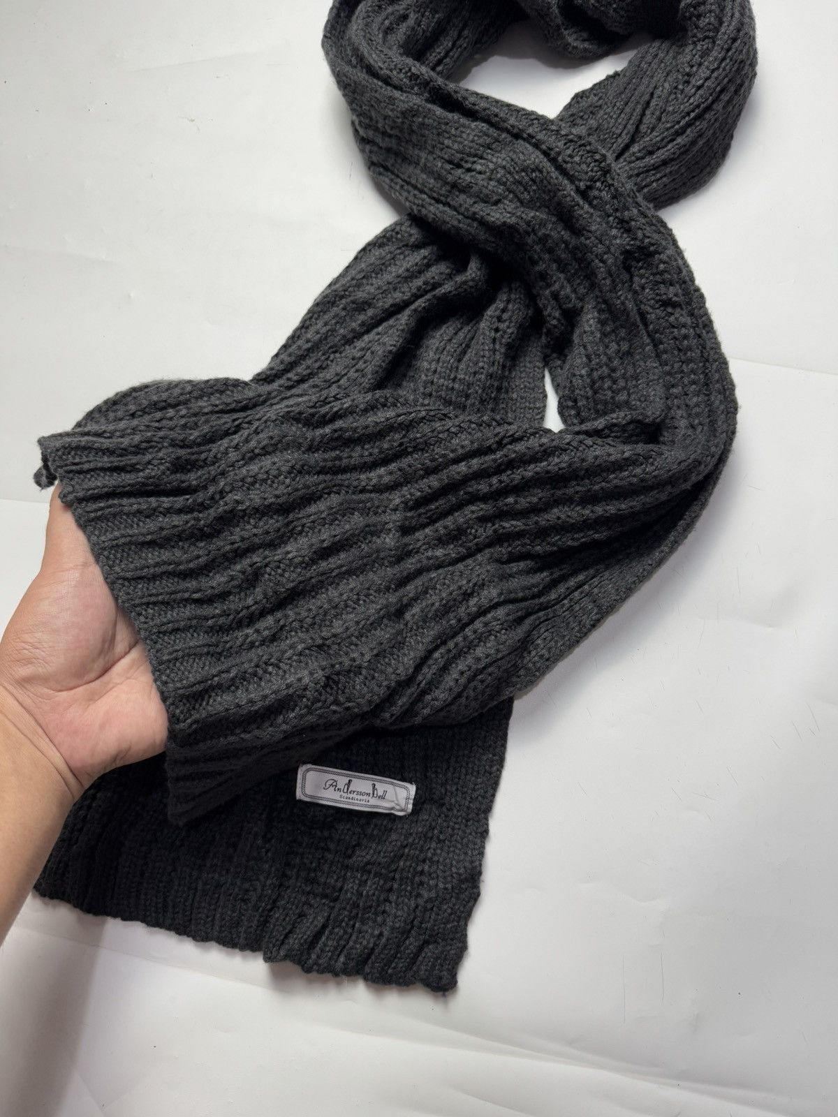 Andersson Bell × JW Anderson Andersson Bell Wool Cable Scraf Size ONE SIZE - 2 Thumbnail