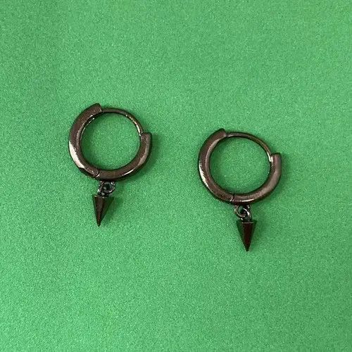 Other Tiny Geometric Triangle Cone Dangle Drop Earrings for Men Size ONE SIZE - 1 Thumbnail