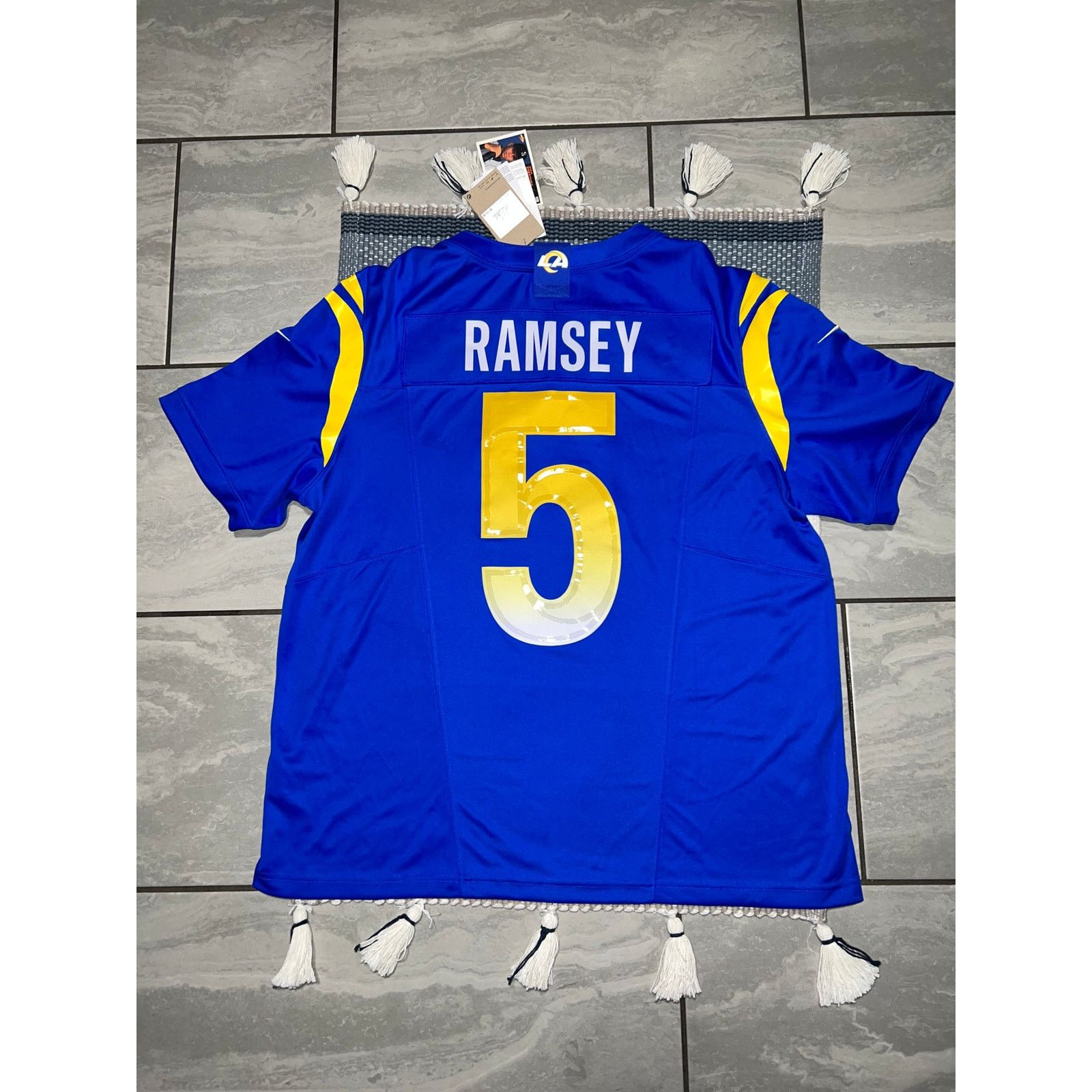 Nike Nike Jalen Ramsey Rams Mens Blue Limited Nike Jersey XXL Size US XXL / EU 58 / 5 - 2 Thumbnail