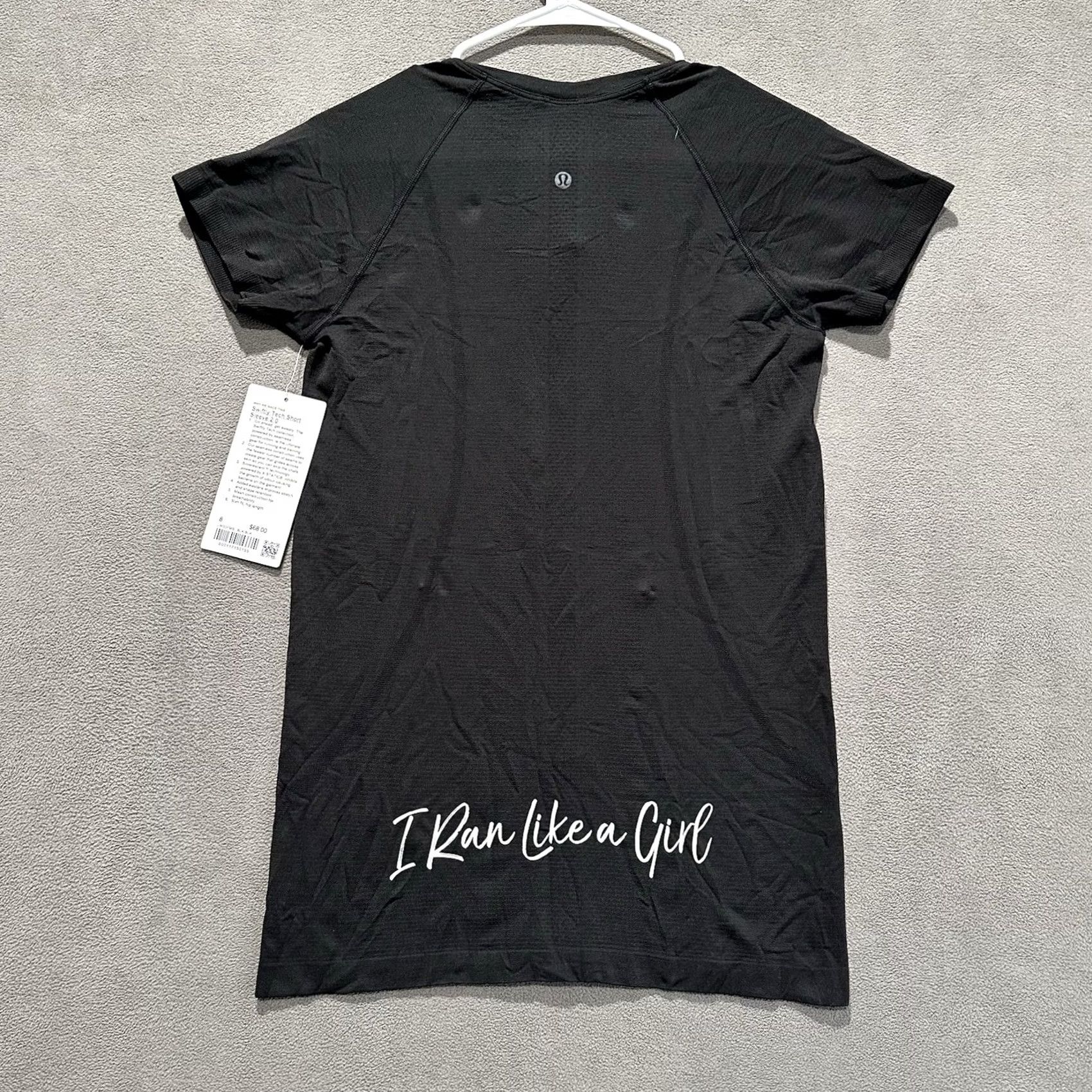 Lululemon Lululemon Swiftly Tech Short Sleeve Shirt 2.0 Womens 8 Black Dry Activewear Running T-Shirt Womens Size M / US 6-8 / IT 42-44 - 2 Thumbnail