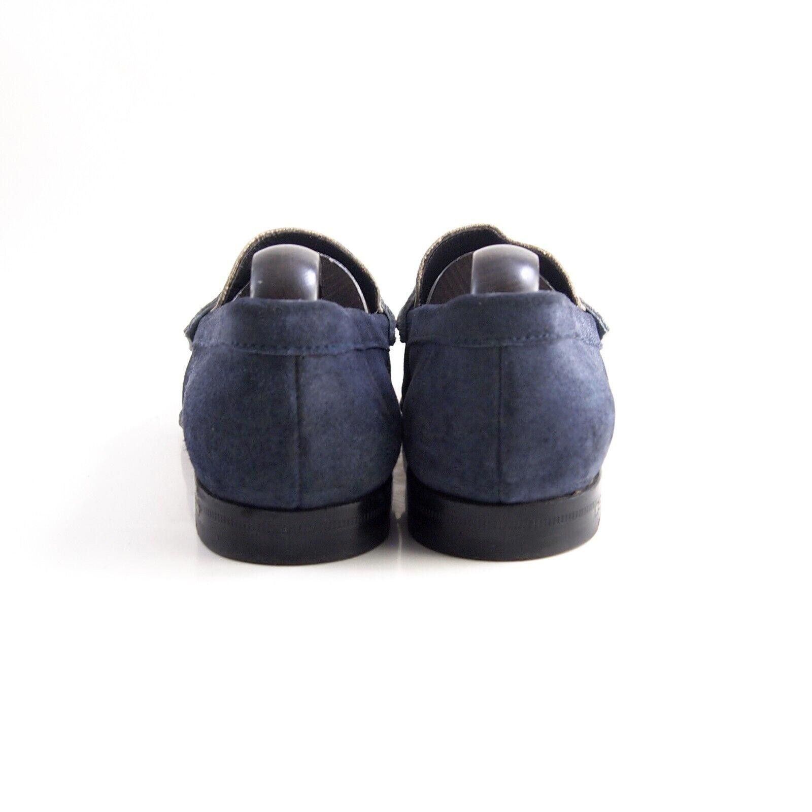 Dsquared2 Dsquared2 Penny Loafers White Blue Suede Mens EU 40 US 7 Size US 7 / EU 40 - 7 Thumbnail