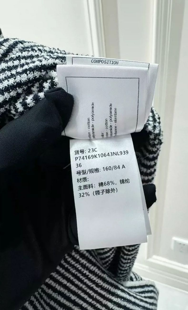 Chanel Chanel 23 Early Spring Vacation Series Black and White Str Size XS / US 0-2 / IT 36-38 - 8 Thumbnail