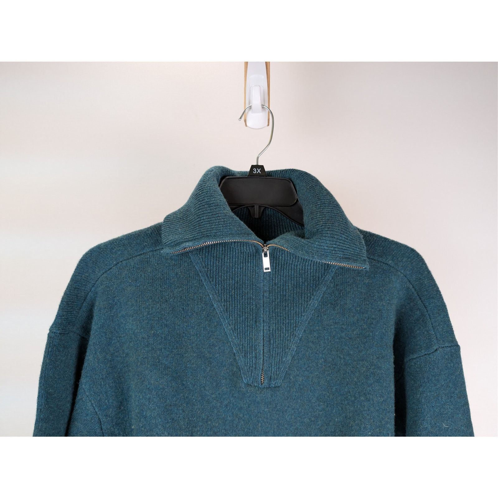 Isabel Marant o1rshd1 CC20 Fancy Quarter-Zip Sweater in Green Size US S / EU 44-46 / 1 - 3 Thumbnail