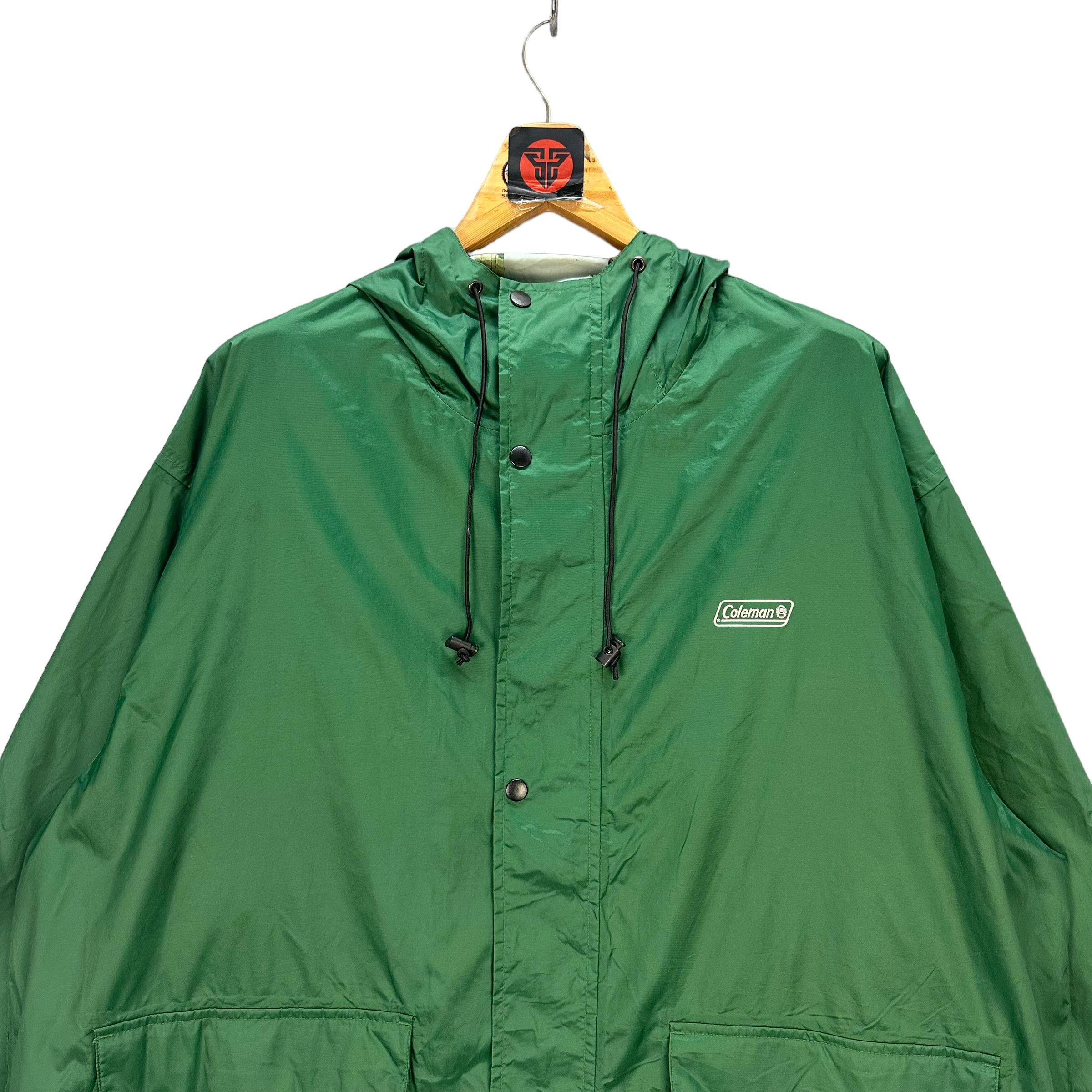 Coleman COLEMAN BIG LOGO GREEN RAIN JACKET #7469-148 Size US XL / EU 56 / 4 - 4 Thumbnail