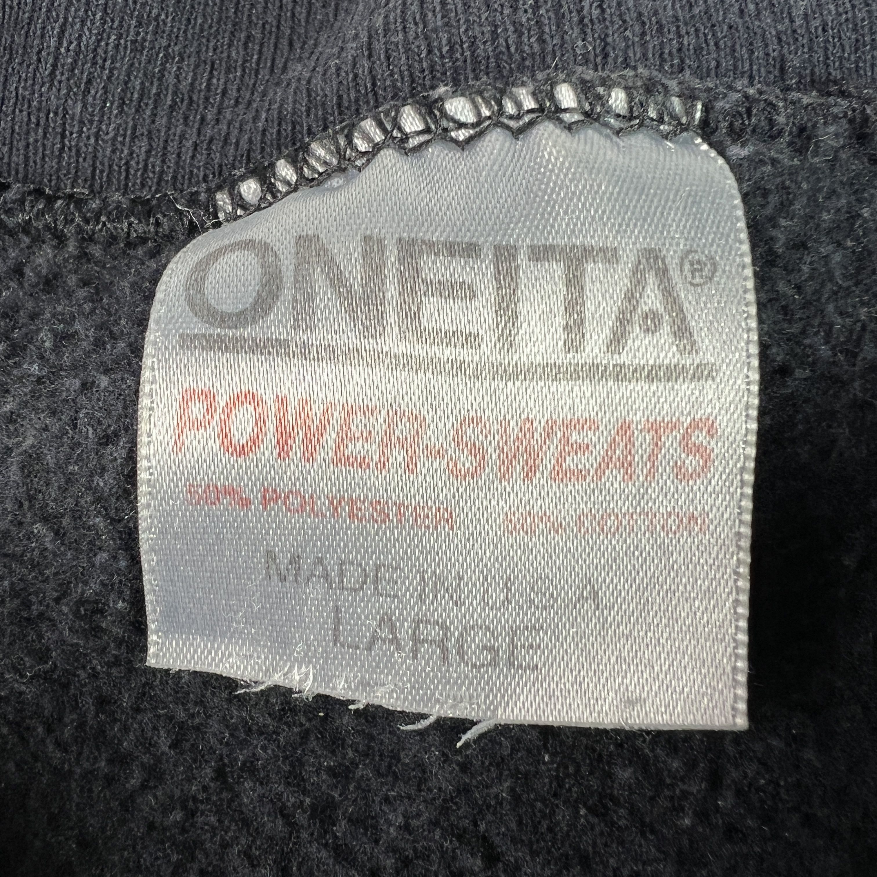 Other VTG 90s Nature Wolf Wolves Sweatshirt Black Faded Crewneck Size US L / EU 52-54 / 3 - 10 Thumbnail