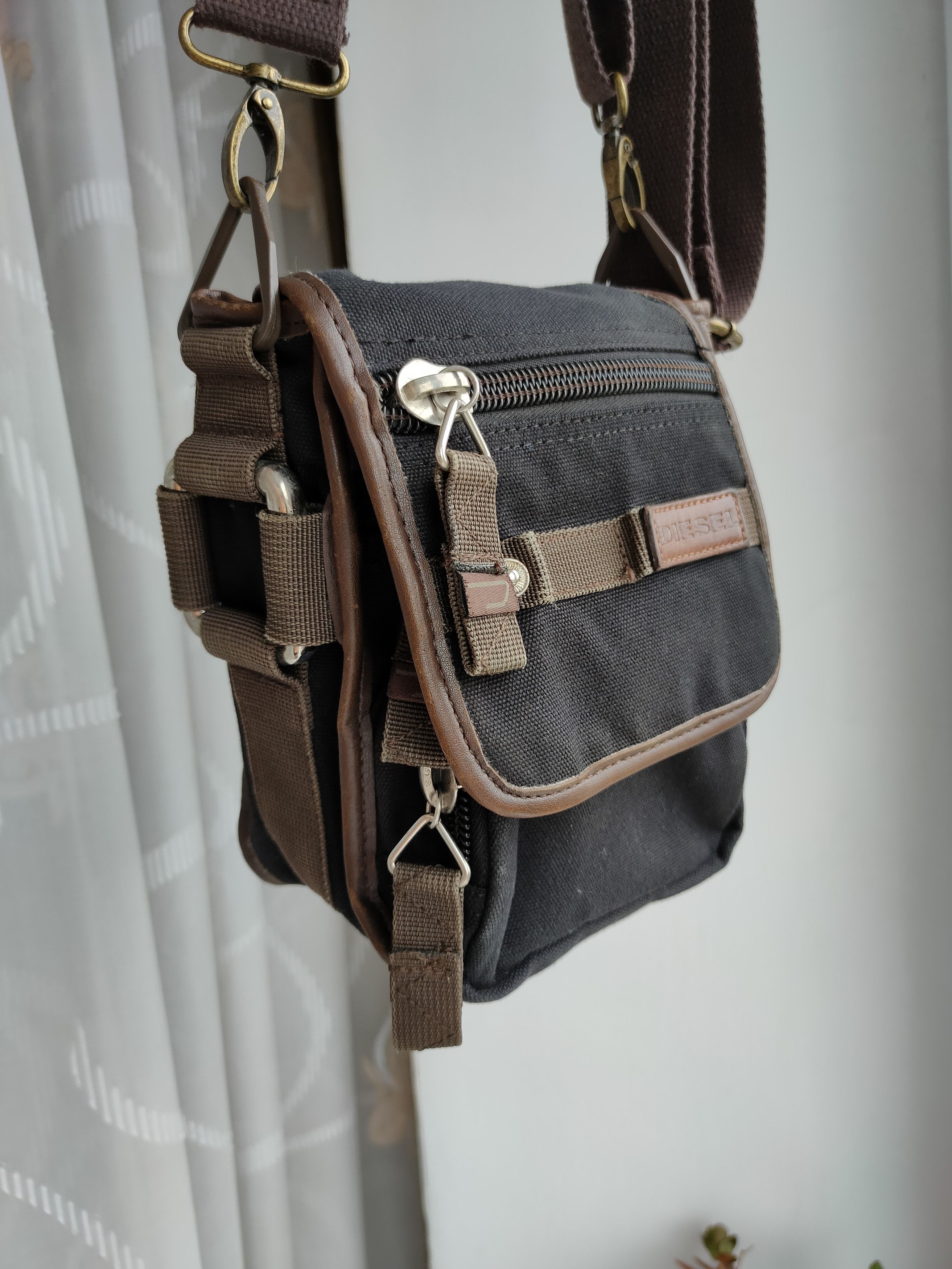 Diesel 🔥 Y2K Vintage Diesel Spare Parts Bag Messenger Shoulder Bag Size ONE SIZE - 21 Thumbnail