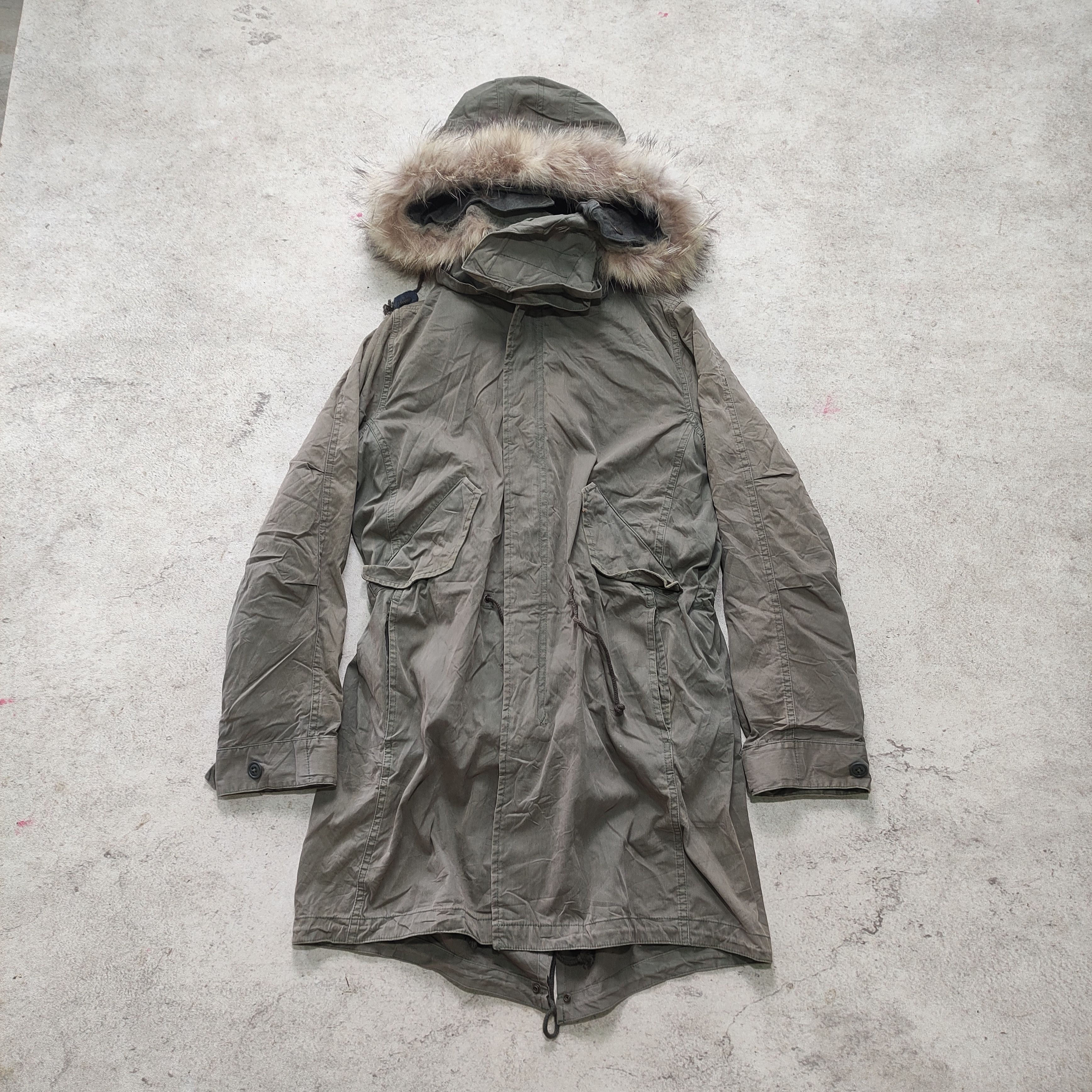 Le Grande Bleu (L.G.B.) Nano Universe Fishtail “Wizard” Fur Parka style G.O.A Size US M / EU 48-50 / 2 - 5 Thumbnail