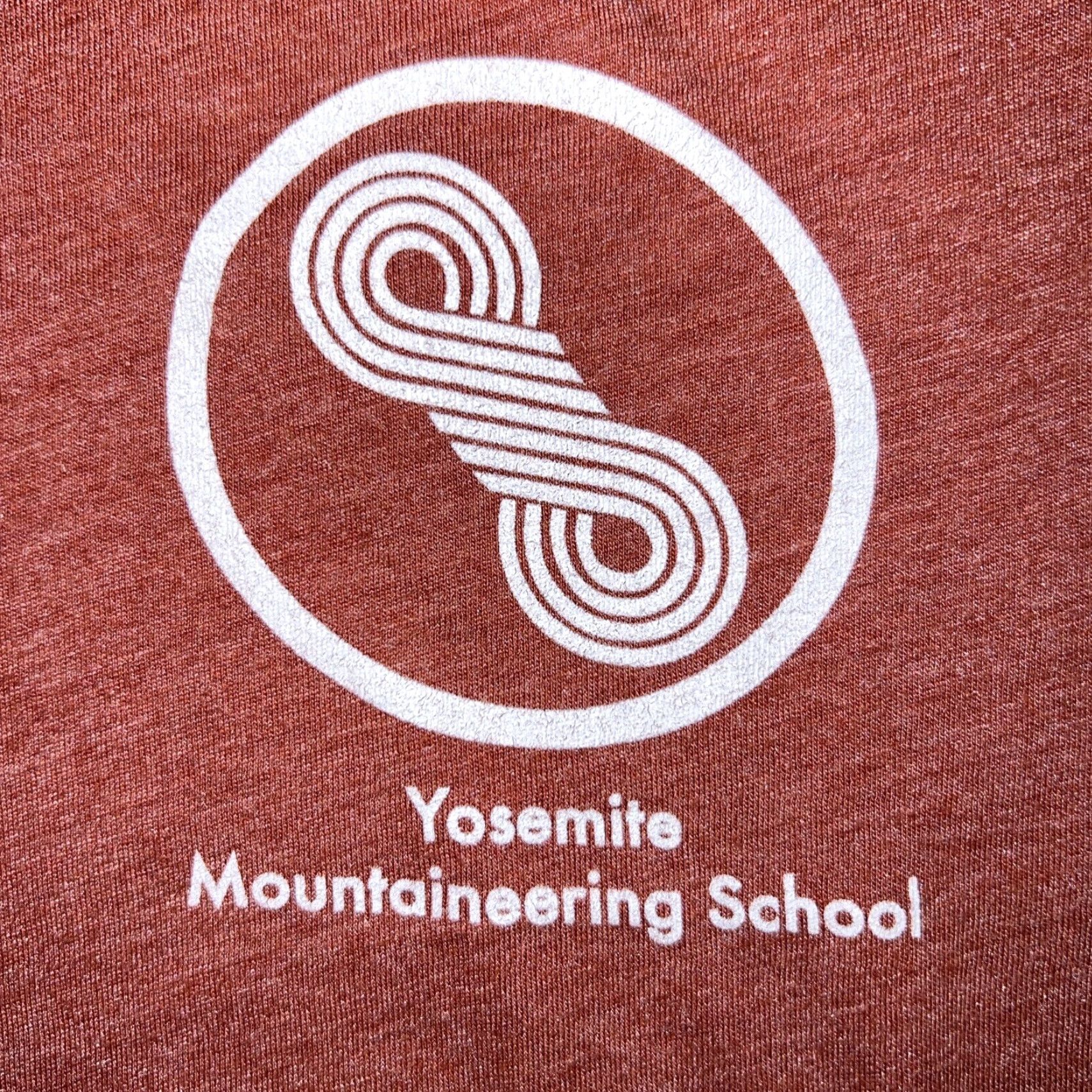 Logo 7 VINTAGE Rare Yosemite Mountaineering School Logo Shirt L Orange Unisex Adults Rock Climber Short Sleeve Crew Neck Rust 70s Graphic Print Shirt Size US L / EU 52-54 / 3 - 4 Thumbnail