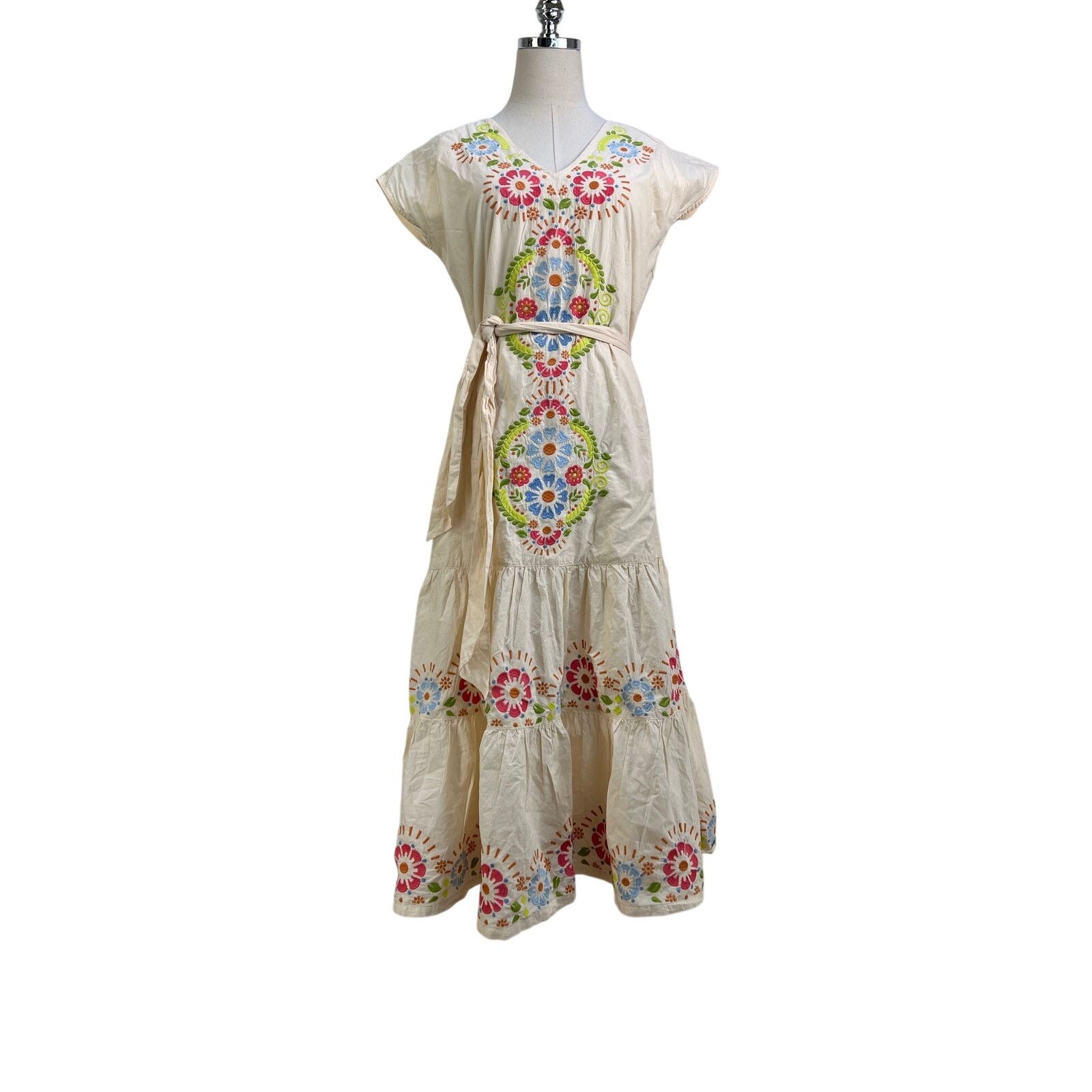 Other Sendero Provisions Emilia Dress Ivory Size S / US 4 / IT 40 - 2 Thumbnail