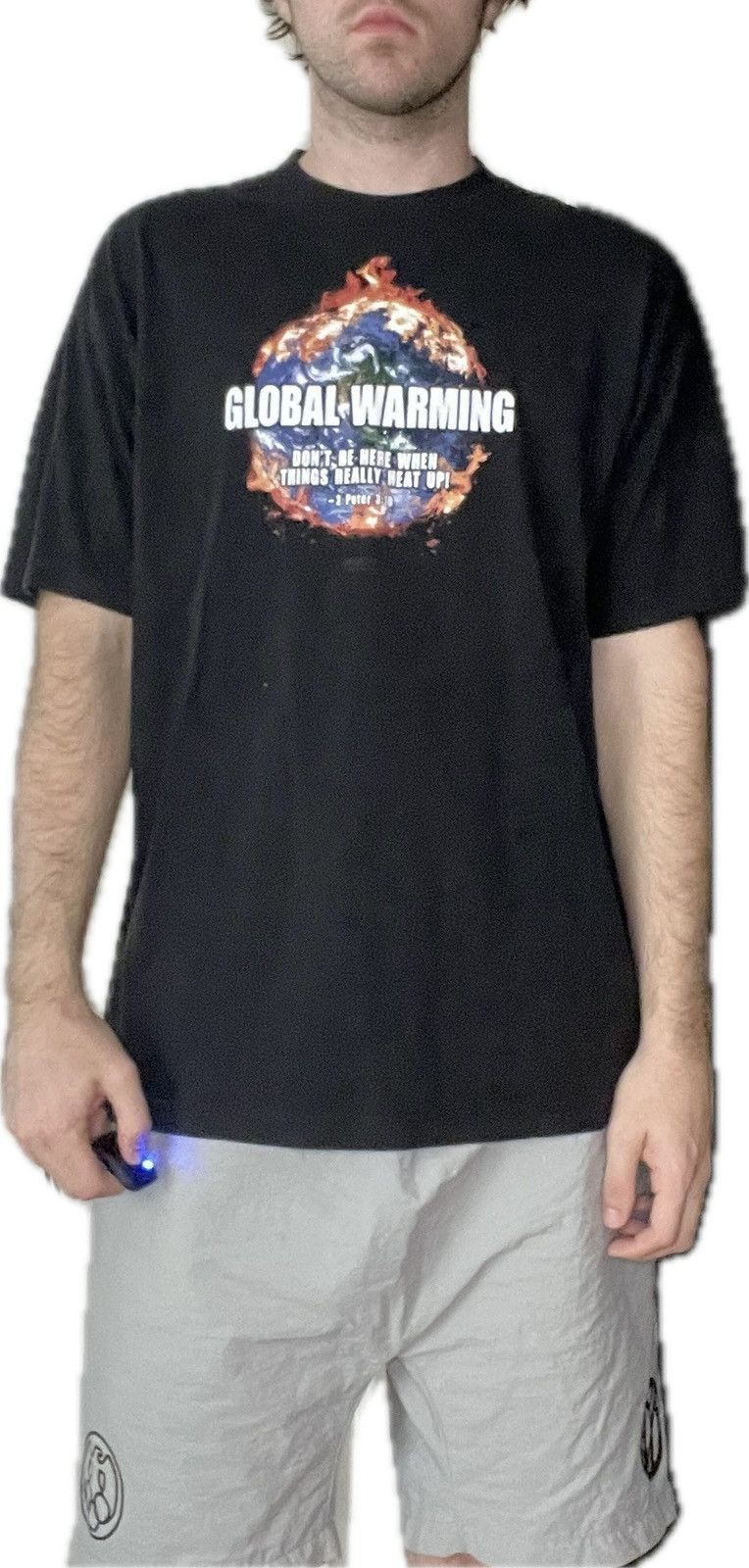 Alstyle Vintage Global Warming T Shirt size XL Size US XL / EU 56 / 4 - 6 Thumbnail