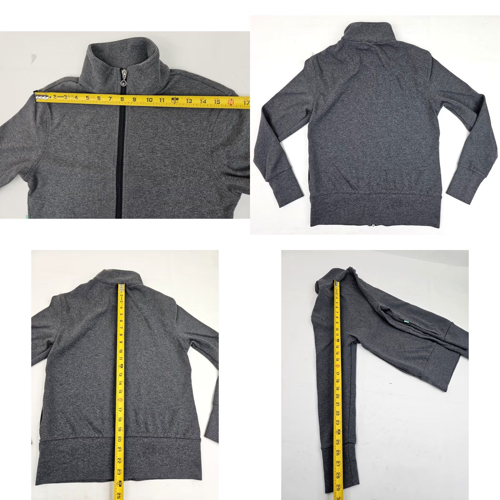 Vintage Linksoul Full-Zip Golf Sweater – Men’s Small, Gray, Long Sleeve, Mock Neck, Knit, Pockets, Brand: Linksoul, Size S, Regular Fit Size US S / EU 44-46 / 1 - 8 Thumbnail