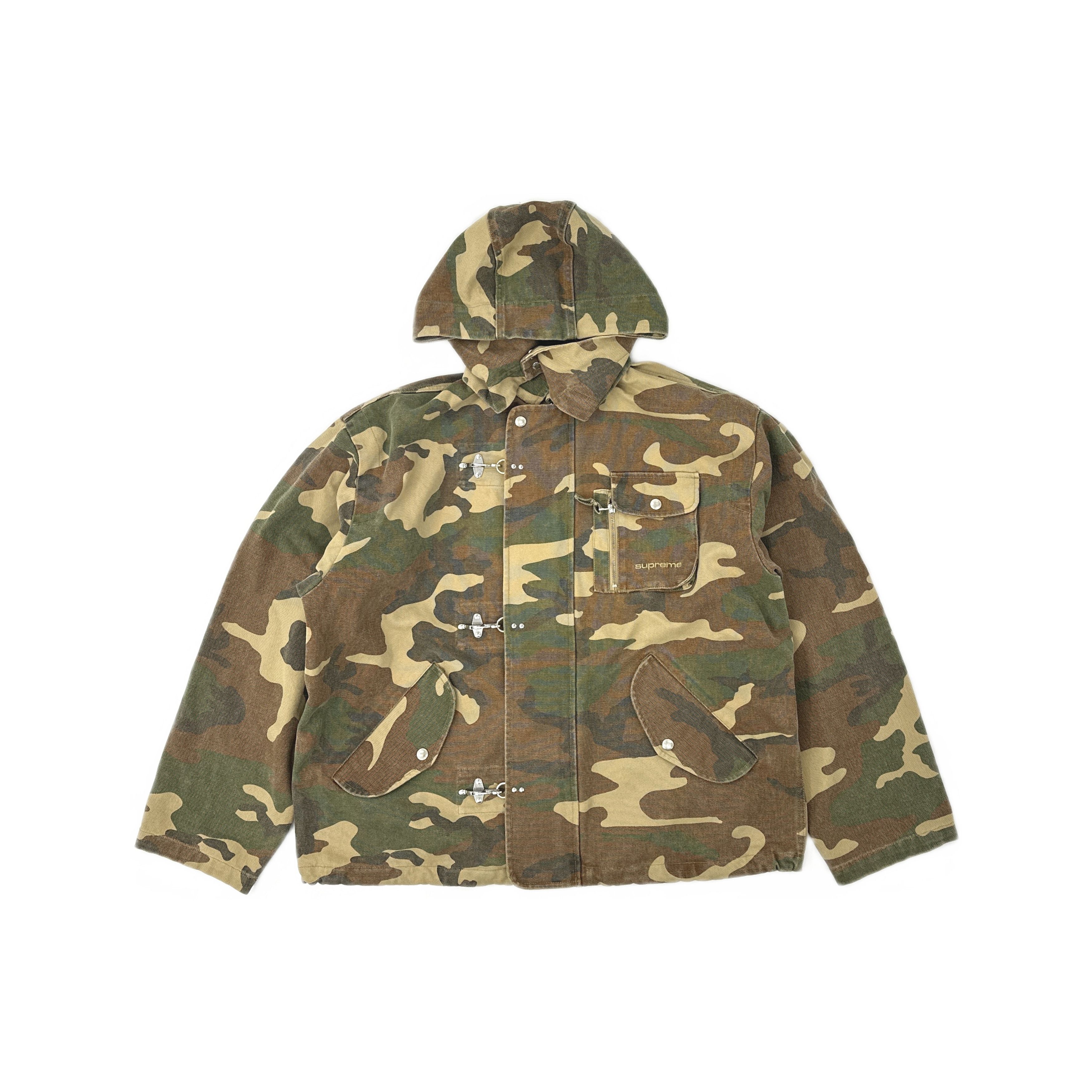 Supreme FW 2012 Tree Camo Field Pullover Jacket (Orange) | Grailed