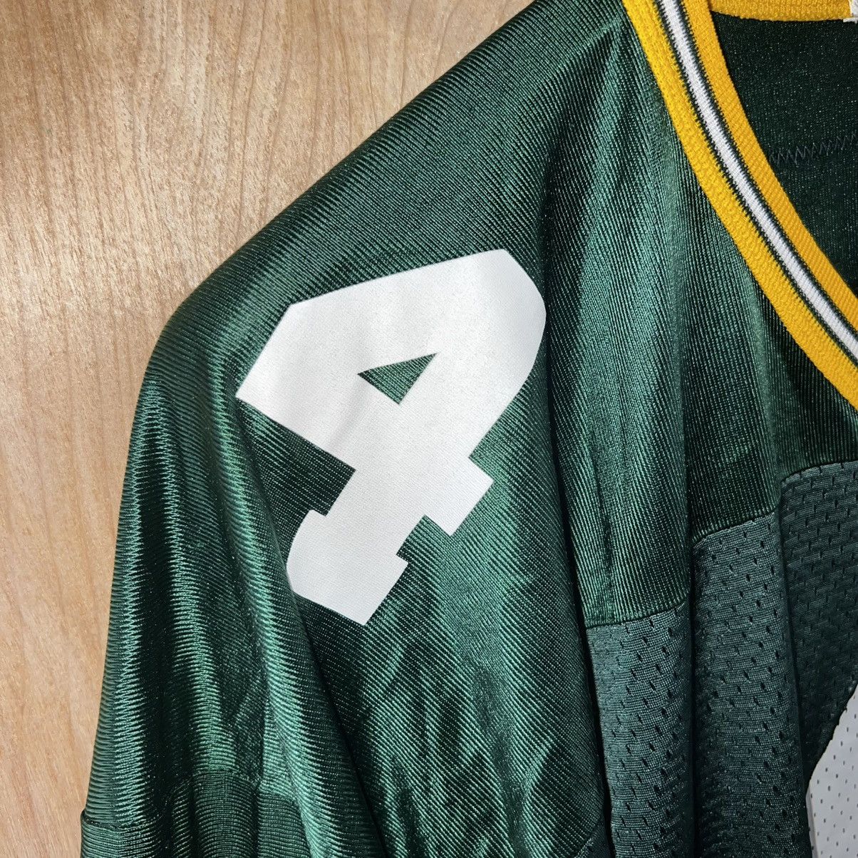 Champion VINTAGE 90s NFL GREEN BAY PACKERS BRETT FAVRE JERSEY Size US L / EU 52-54 / 3 - 6 Thumbnail