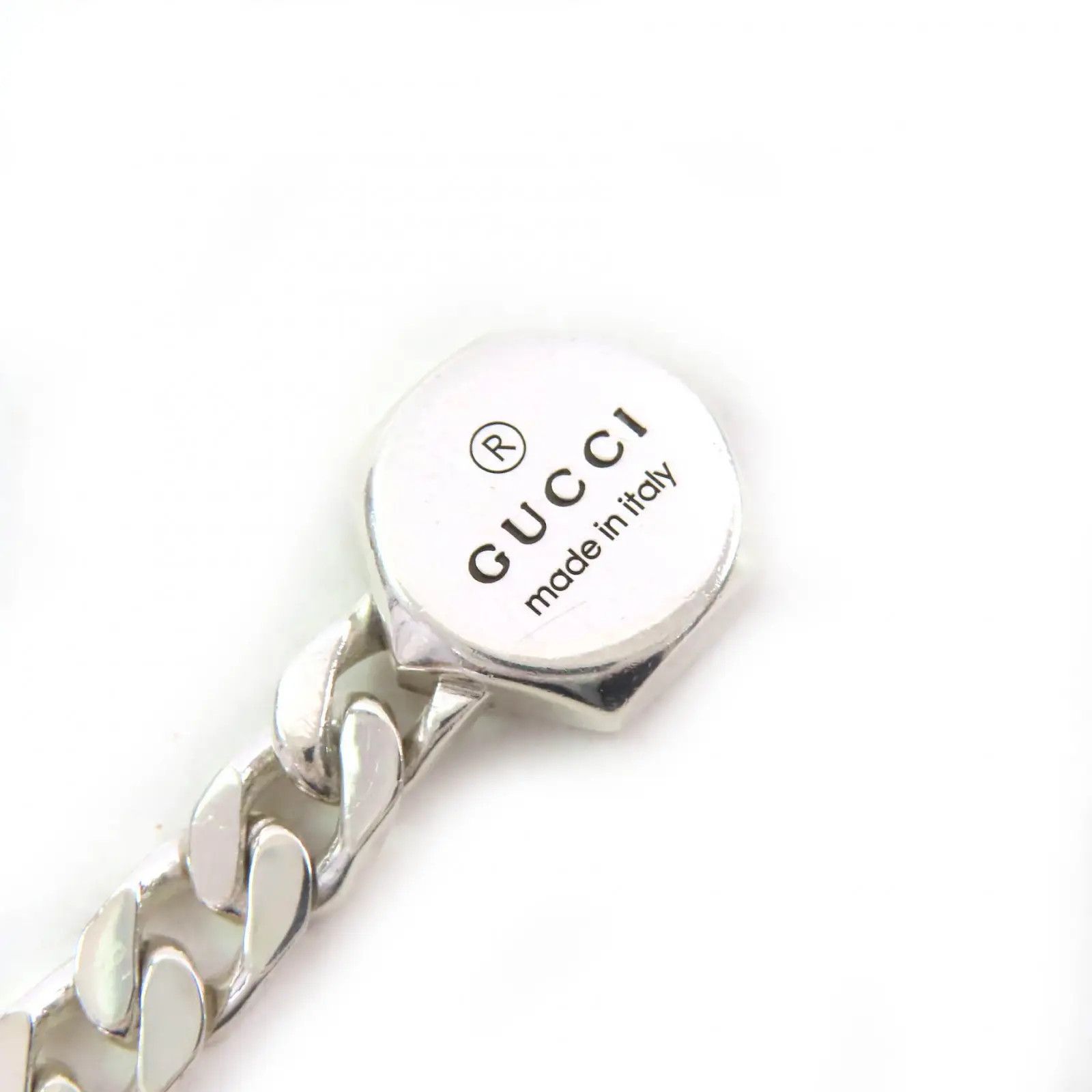 Gucci oc11z0126 Size: OS Trademark Metal Bracelet In Silver Size ONE SIZE - 5 Thumbnail