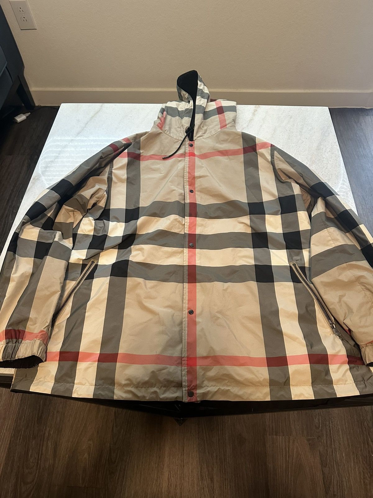 image of Burberry Reversible Jacket in Black, Men's (Size 2XL)