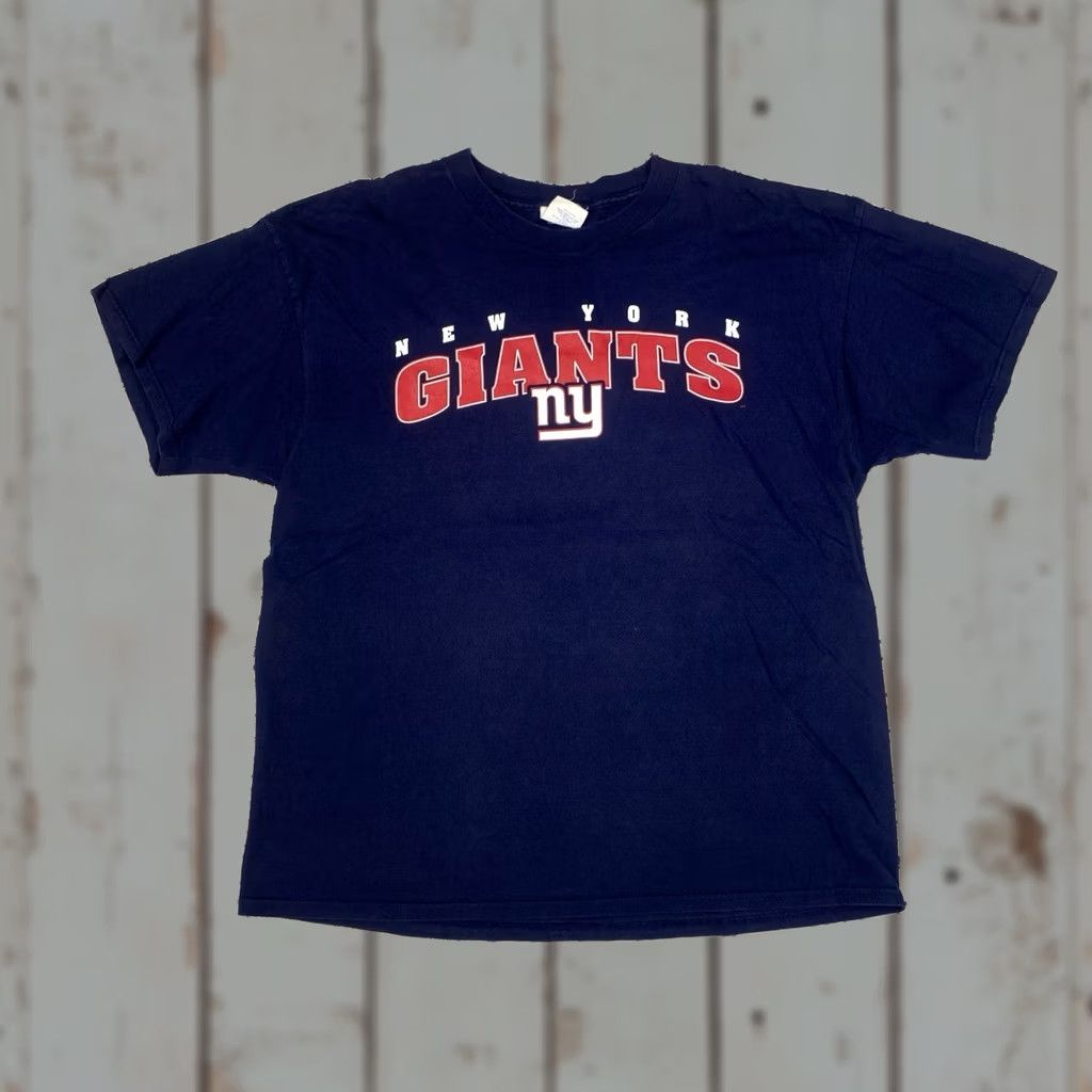 NFL VINTAGE Majestic NY Giants T-Shirt Men XL Blue NFL Football Throwback Logo Size US XL / EU 56 / 4 - 1 Thumbnail