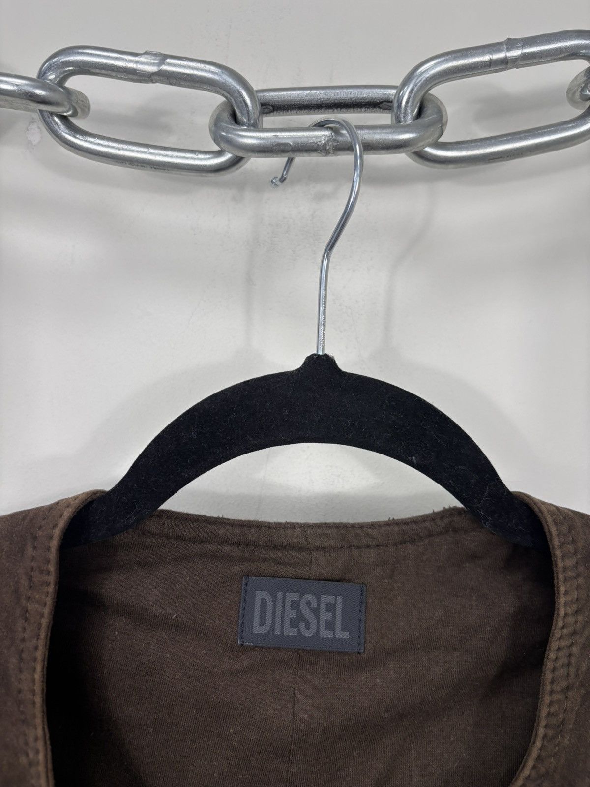 Diesel Diesel L-Zoe Women’s NWT Avant Garde Leather Vest Gilet Size S / US 4 / IT 40 - 10 Thumbnail