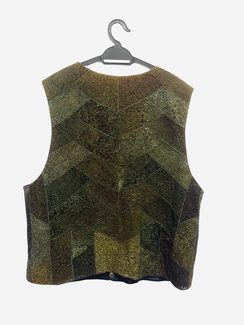 Japanese Brand Vintage Reversible Malubel Sydney Lamb Leather Patchwork Size US L / EU 52-54 / 3 - 15 Thumbnail