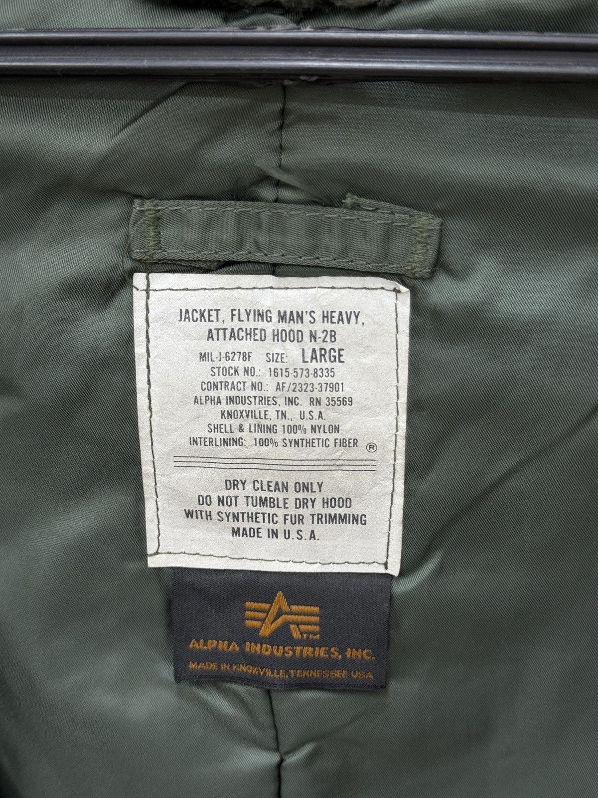 Alpha Industries 🔥🔥🔥ARCHIVR ALPHA INDUSTRIES N2B JACKET Size US L / EU 52-54 / 3 - 11 Thumbnail
