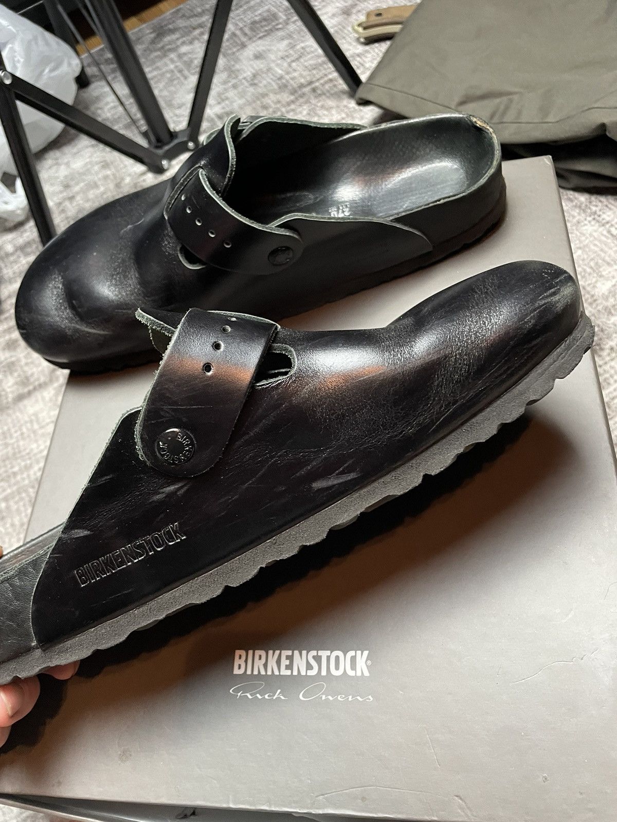 Rick Owens Rick owens Birkenstock Boston Clog Size US 9 / EU 42 - 14 Thumbnail