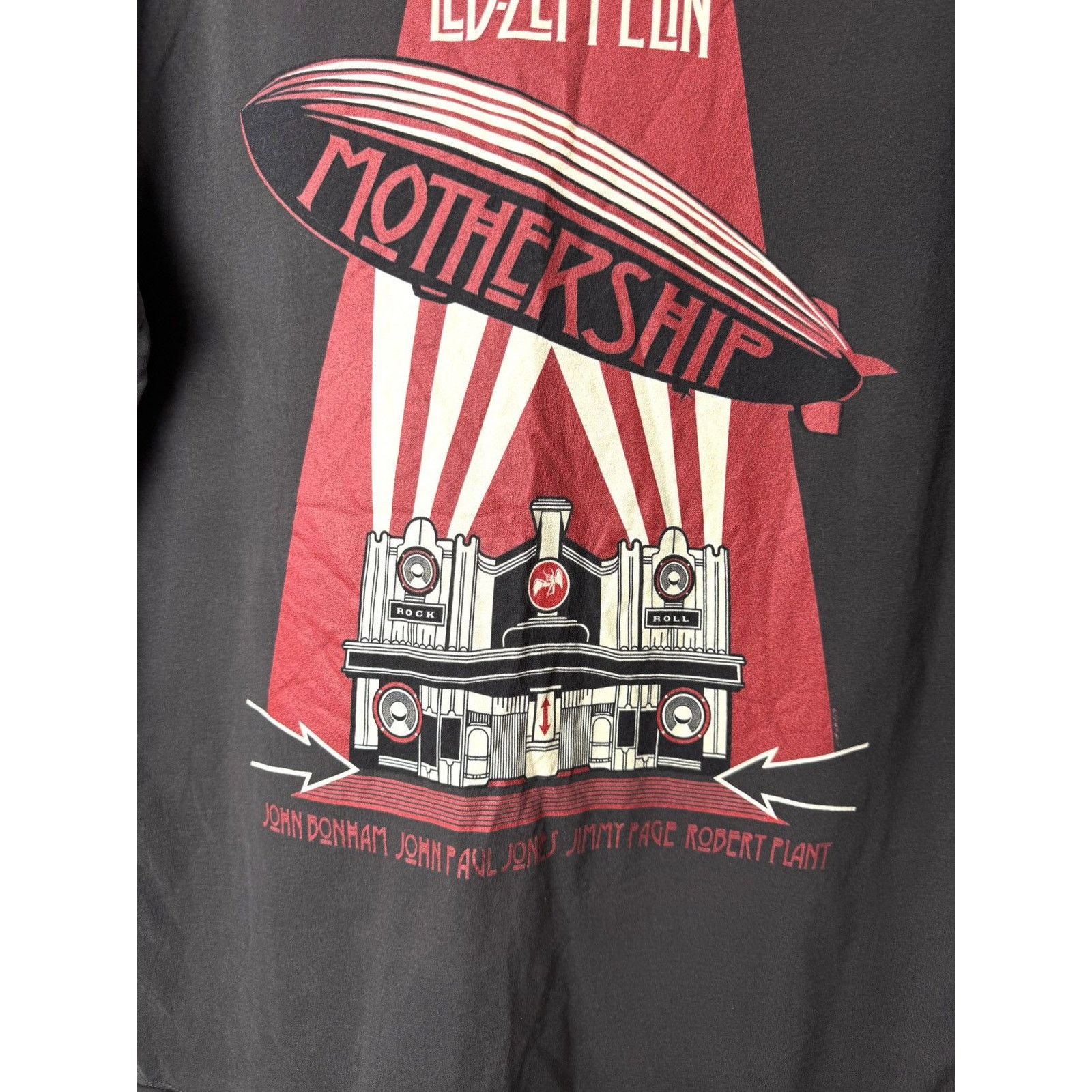 Band Tees Vintage Style Led Zeppelin Mother Ship Band T Shirt Y2K Size US L / EU 52-54 / 3 - 3 Thumbnail