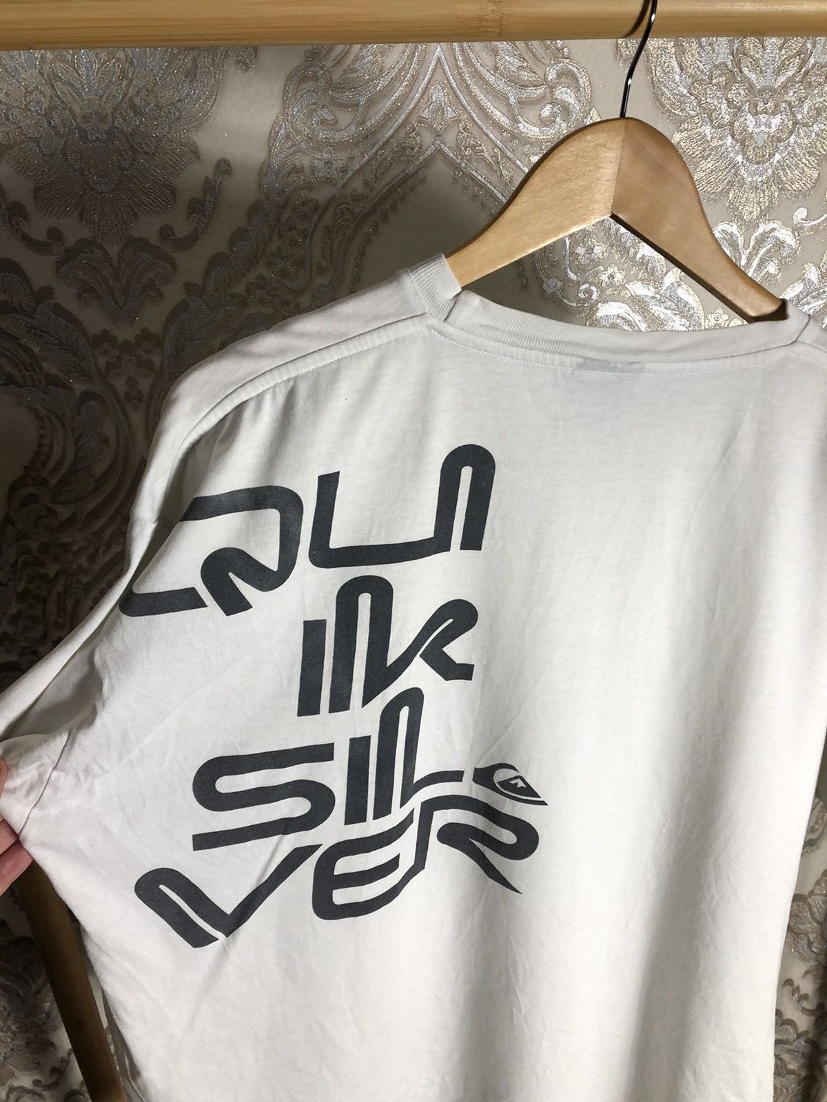 Quiksilver VINTAGE QUIKSILVER DOUBLE PRINTED RETRO SURF T-SHIRT Y2K 90s Size US XL / EU 56 / 4 - 6 Thumbnail