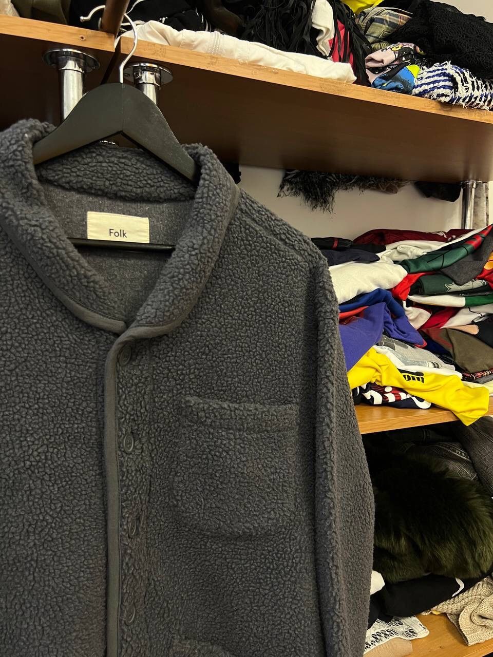 Folk × Vintage Folk fleece jacket pockets Size US L / EU 52-54 / 3 - 3 Thumbnail
