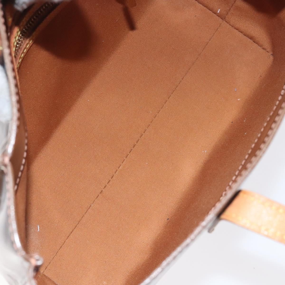 Louis Vuitton LOUIS VUITTON Monogram Vernis Reade PM Hand Bag Bronze Size ONE SIZE - 11 Thumbnail