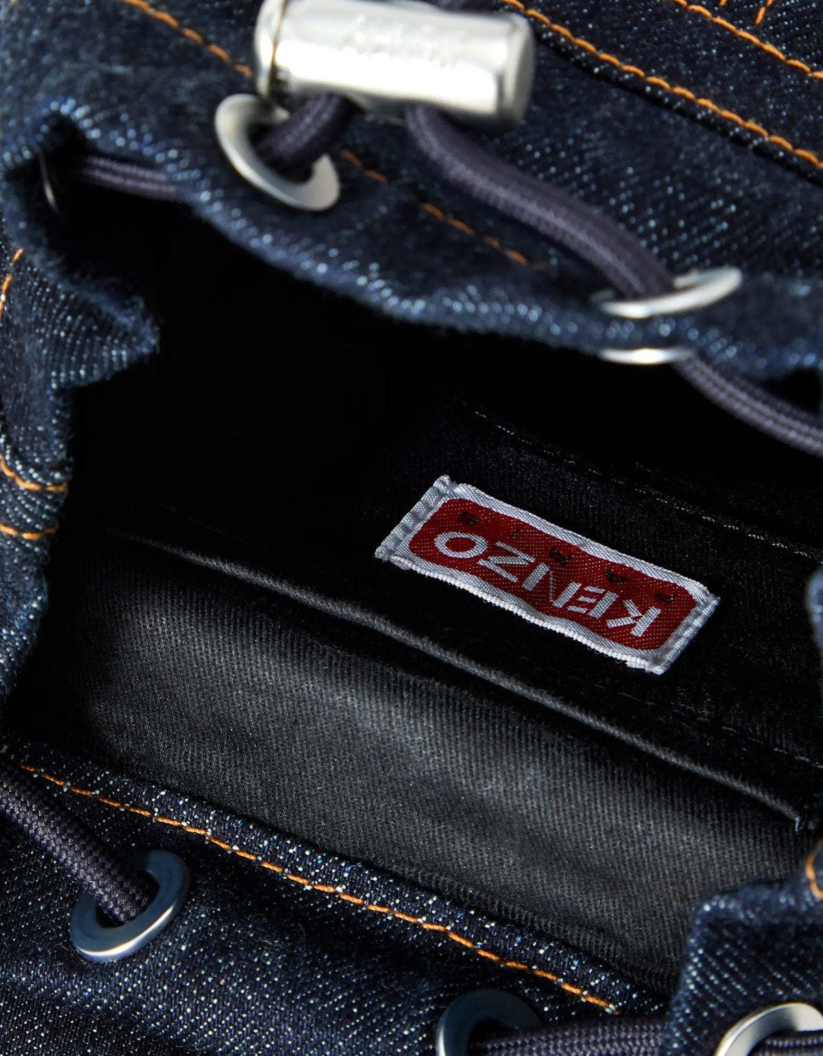 Kenzo Kenzo Five Pockets Blue Denim Mini Backpack Size ONE SIZE - 3 Thumbnail