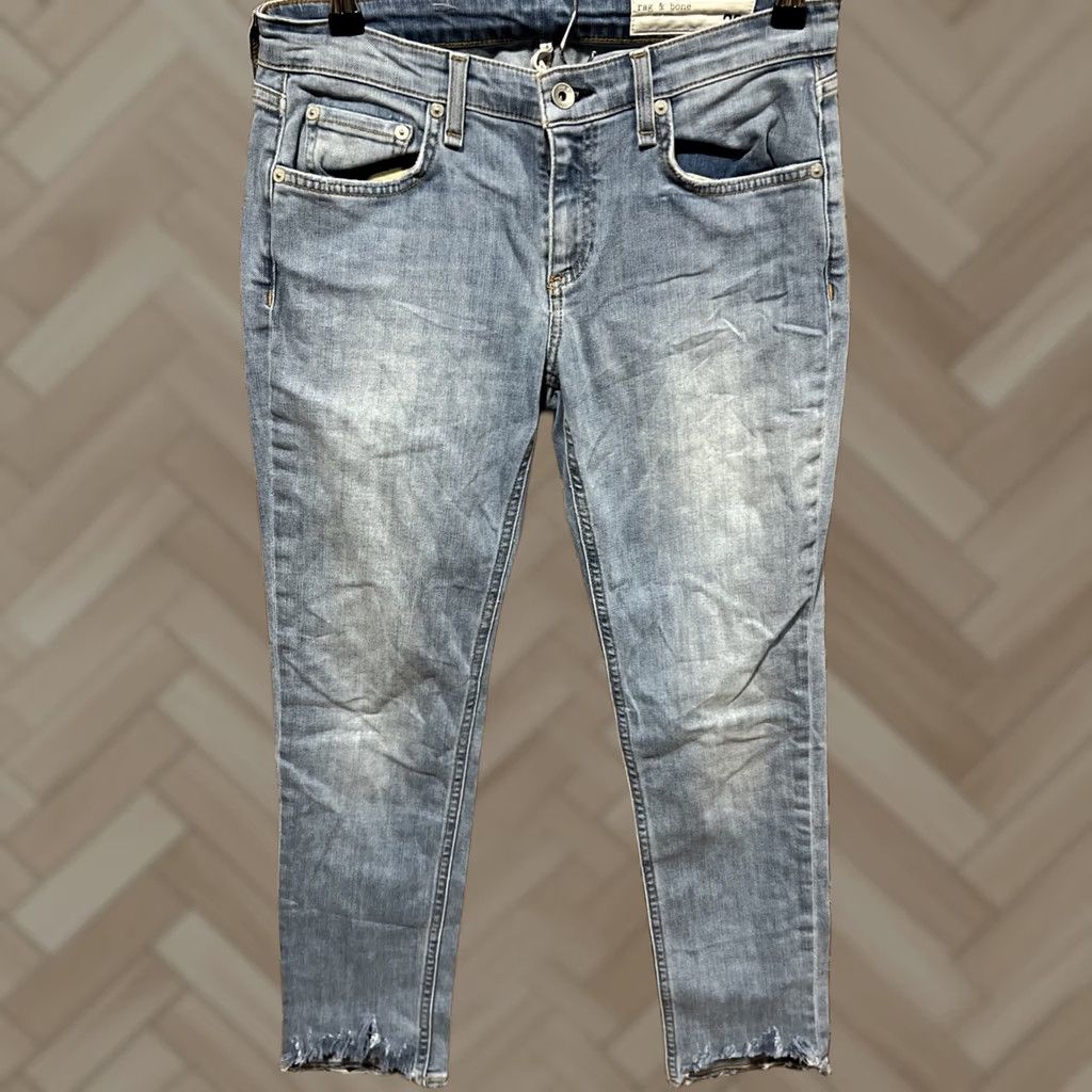 Rag & Bone Rag And Bone Jeans Womens 26 Skinny Blue Logo Dark Size 26" / US 2 / IT 38 - 1 Thumbnail