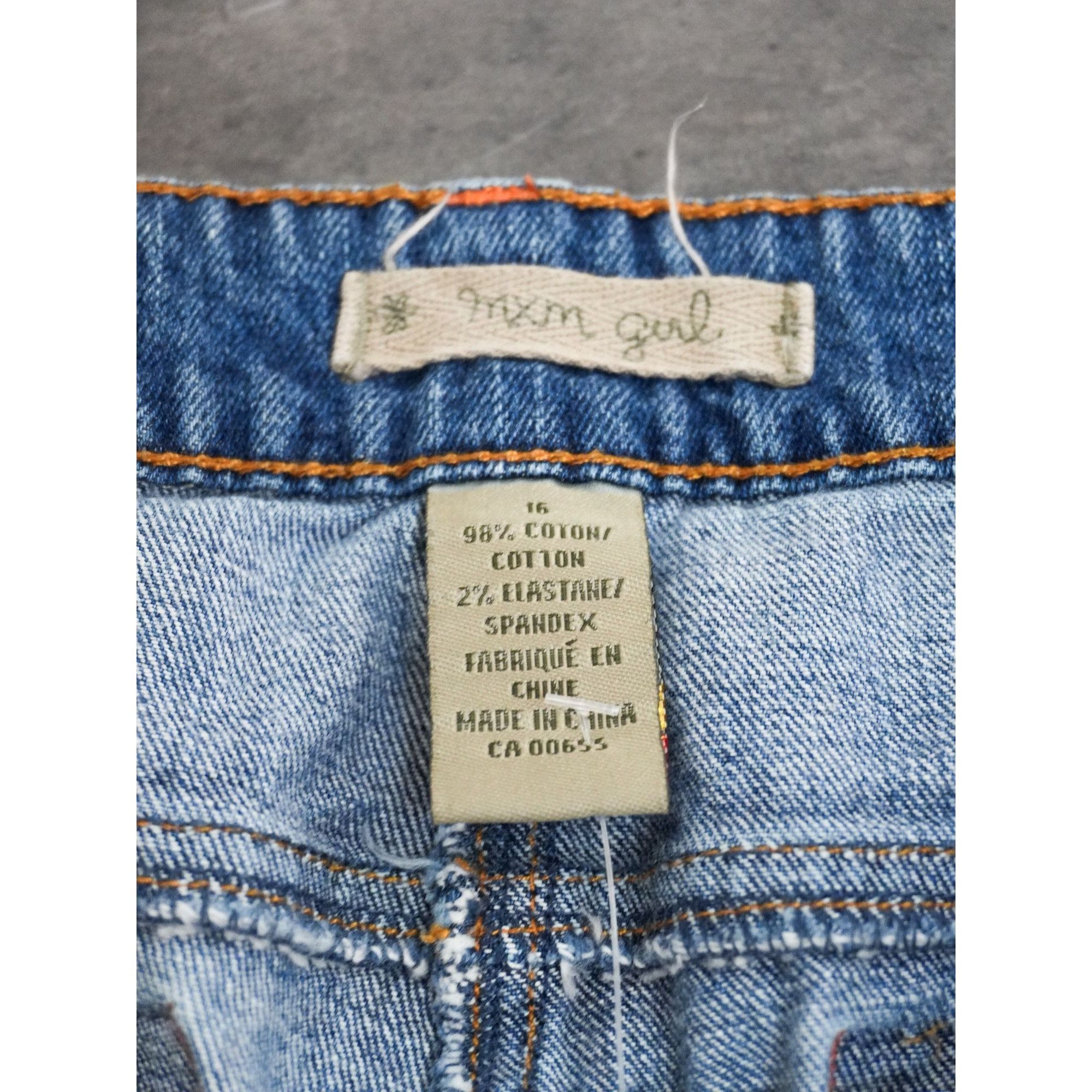 Other Y2K MXM Girl Denim Shorts Size 38" / US 16 / IT 52 - 4 Thumbnail