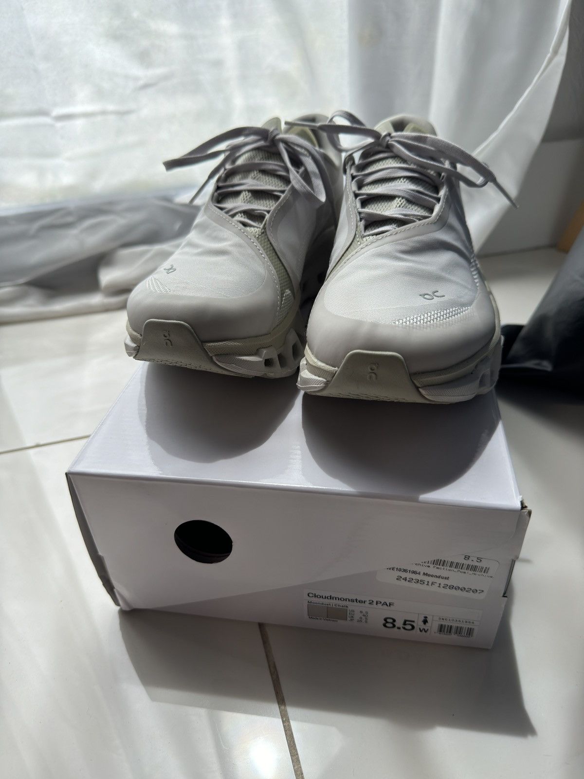 POST ARCHIVE FACTION (PAF) cloudmonster 2 moondust Size US 8.5 / IT 38.5 - 2 Thumbnail