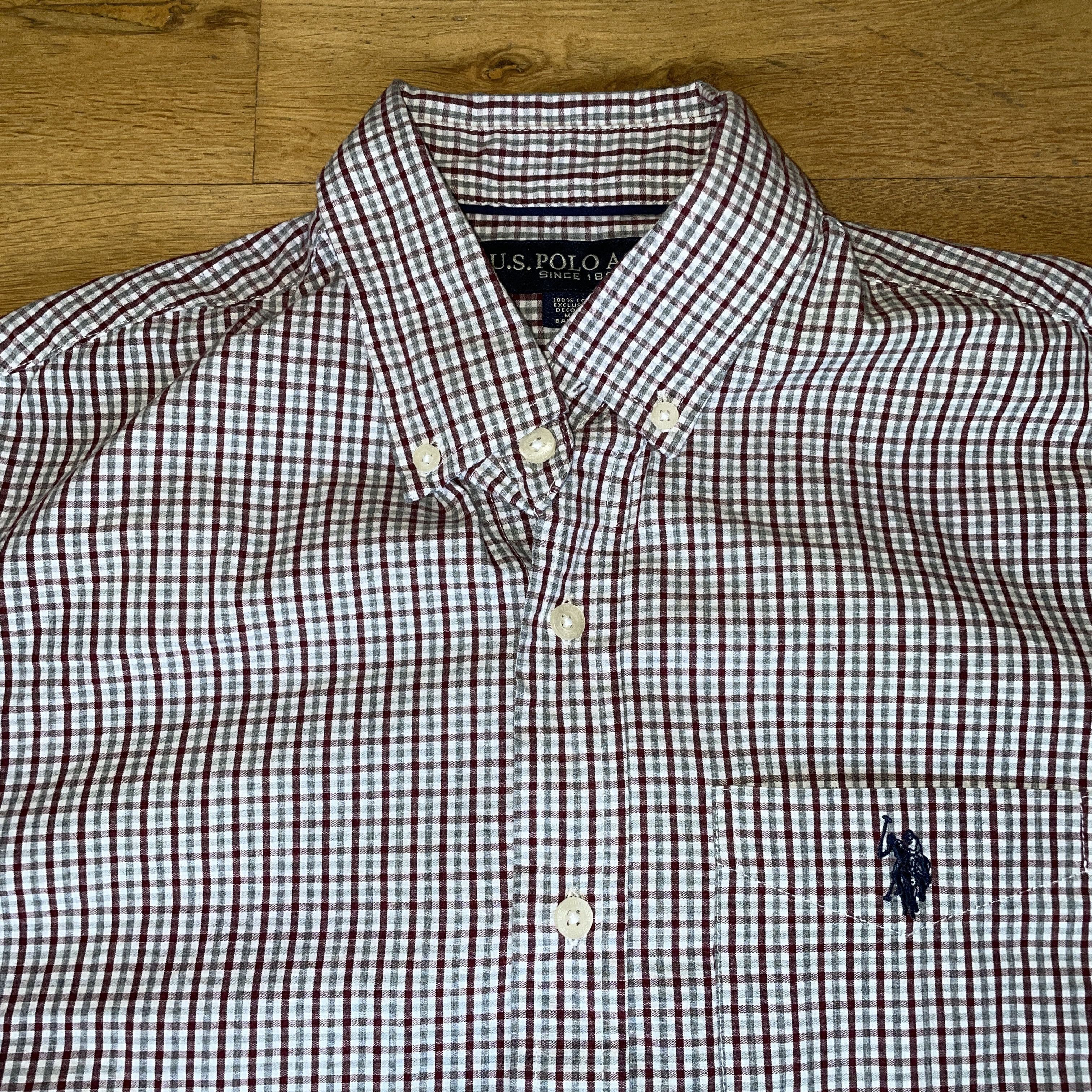 U.S. Polo Assn. U.s Polo Assn. Men's Shirt Check Cotton Logo Size S - New Size US S / EU 44-46 / 1 - 4 Thumbnail