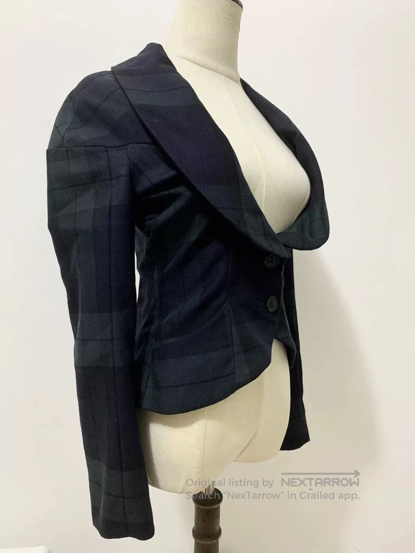Vivienne Westwood vivienne westwood green check blazer jacket. Size L / US 10 / IT 46 - 4 Thumbnail
